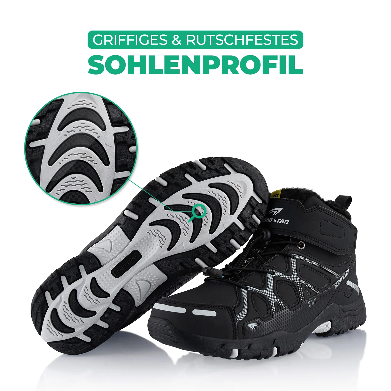 Winterstiefel Warm Gefütterte Wanderschuhe - Image 6