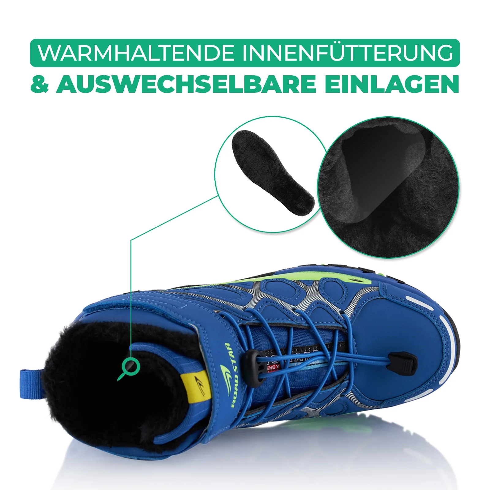 Winterstiefel Warm Gefütterte Wanderschuhe - Image 5