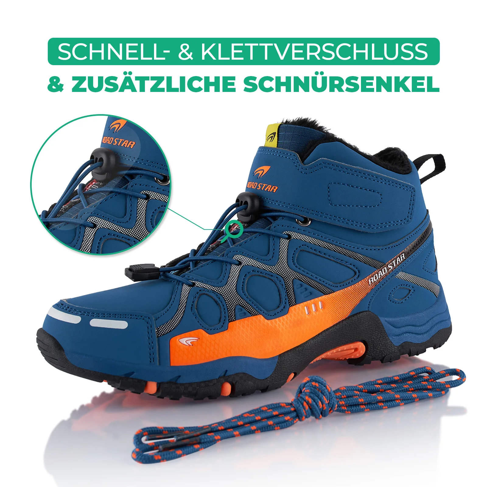 Winterstiefel Warm Gefütterte Wanderschuhe - Image 4