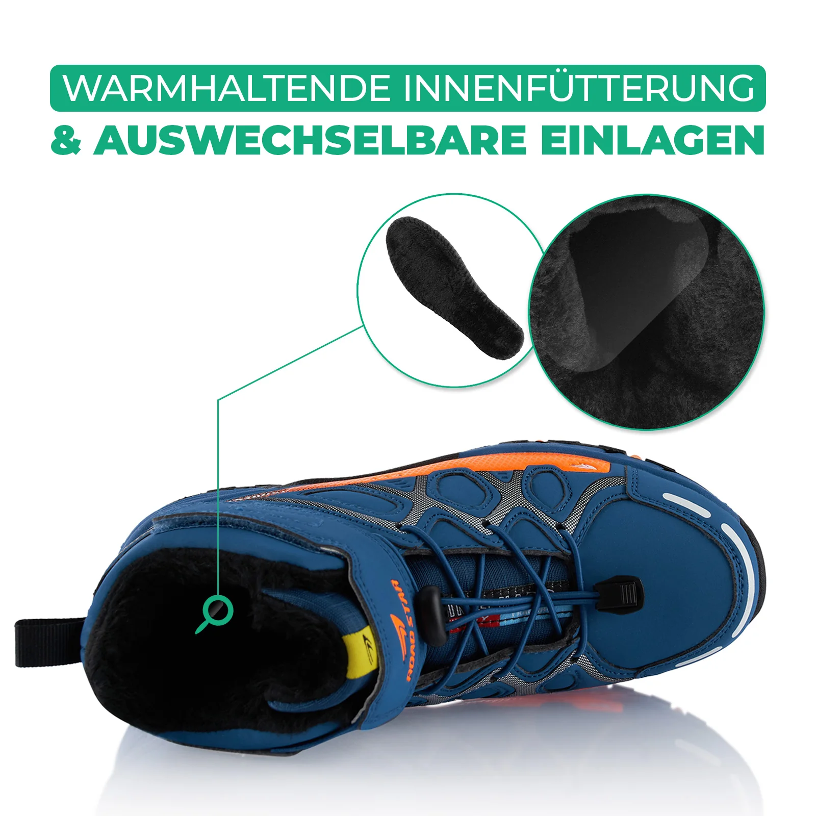 Winterstiefel Warm Gefütterte Wanderschuhe - Image 5