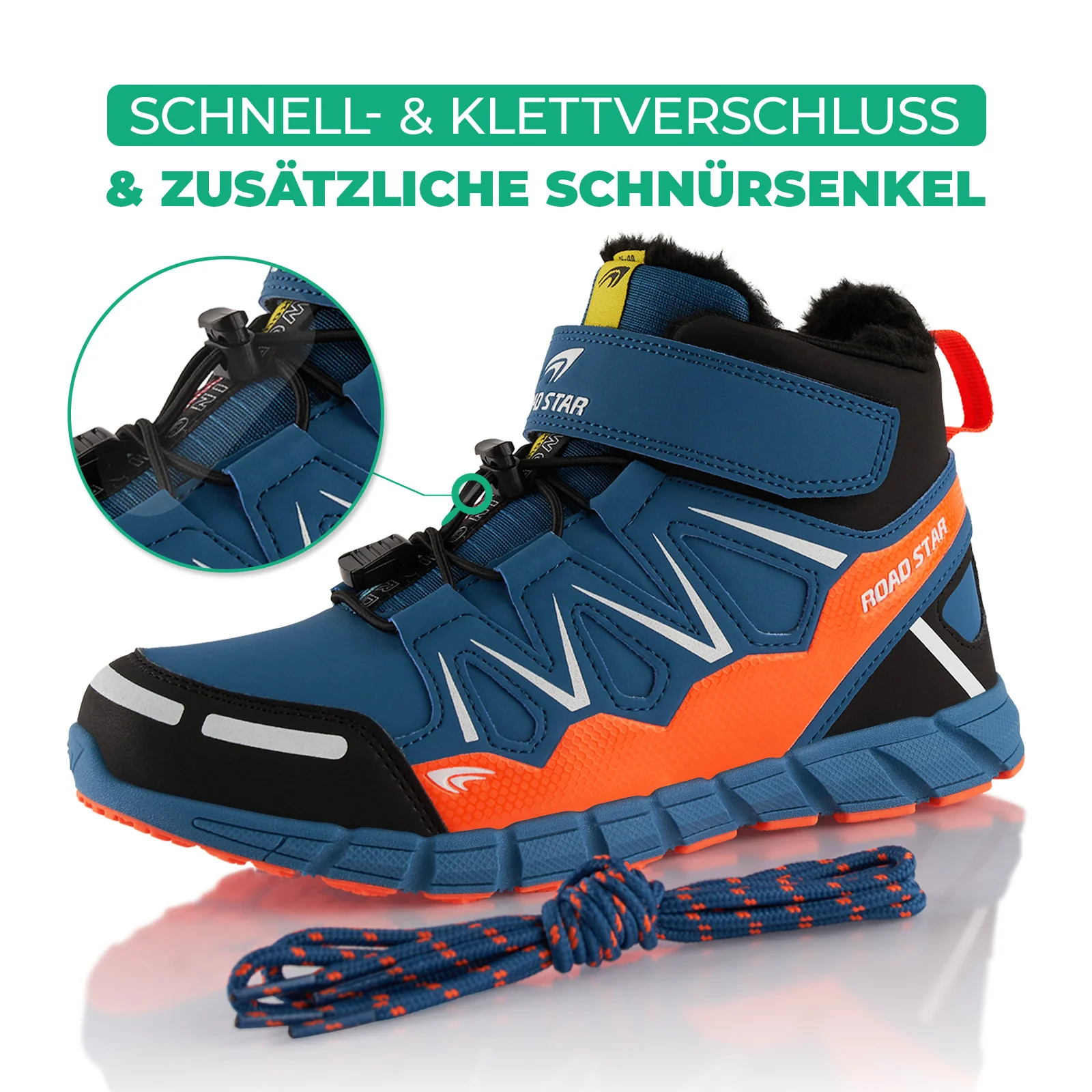 Winterstiefel warm gefütterte Wanderschuhe - Image 4