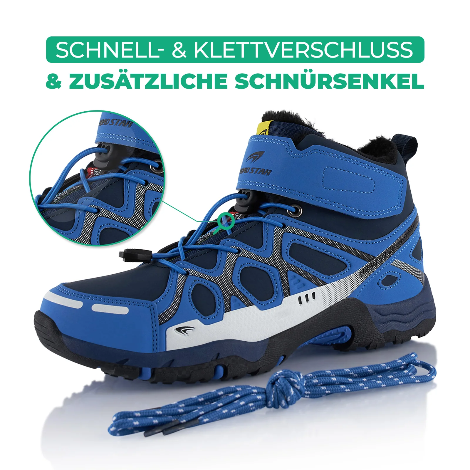 Winterstiefel Warm Gefütterte Wanderschuhe - Image 4