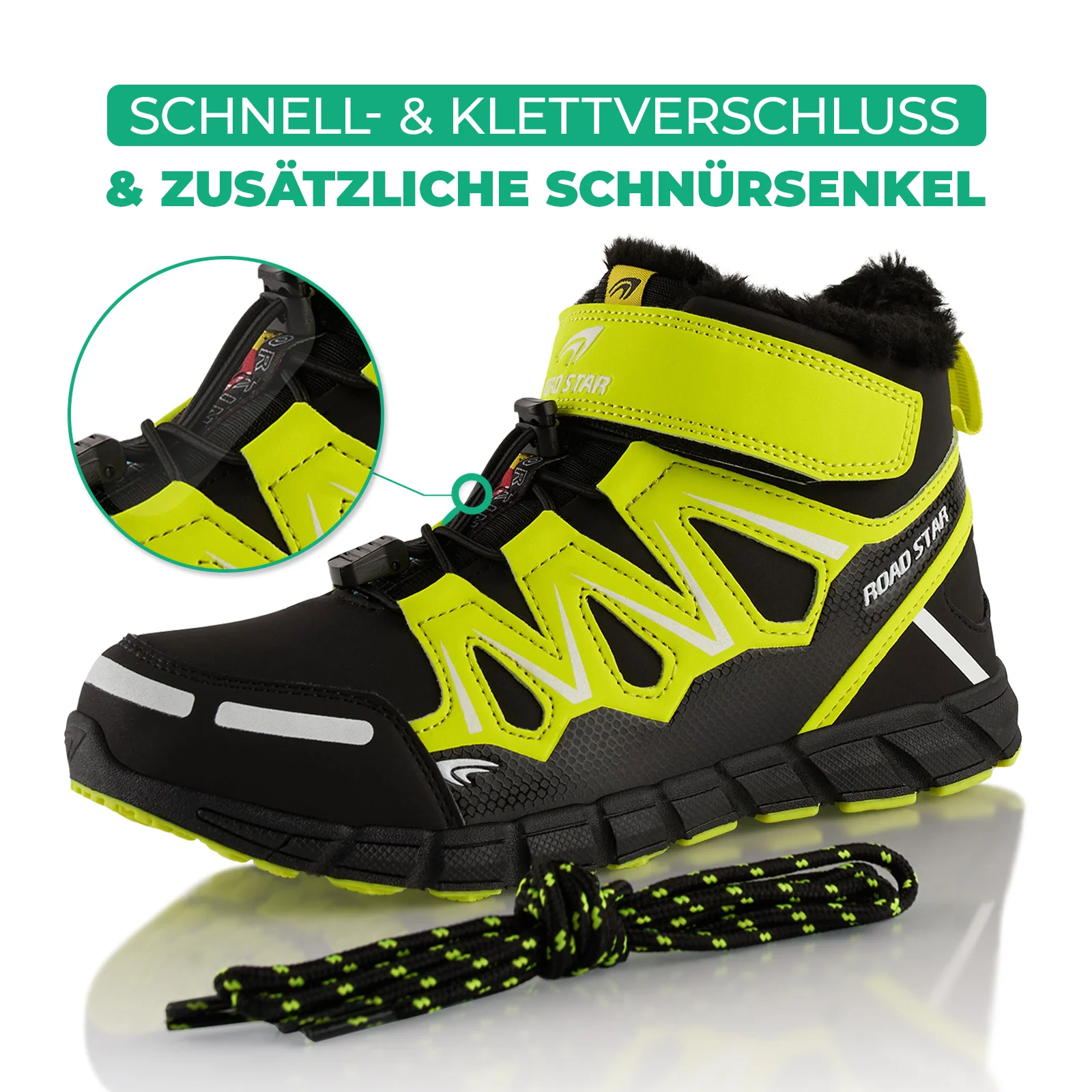 Winterstiefel warm gefütterte Wanderschuhe - Image 4