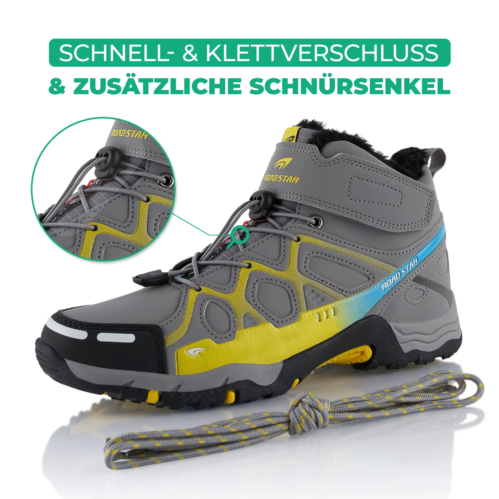 Winterstiefel Warm Gefütterte Wanderschuhe - Image 4