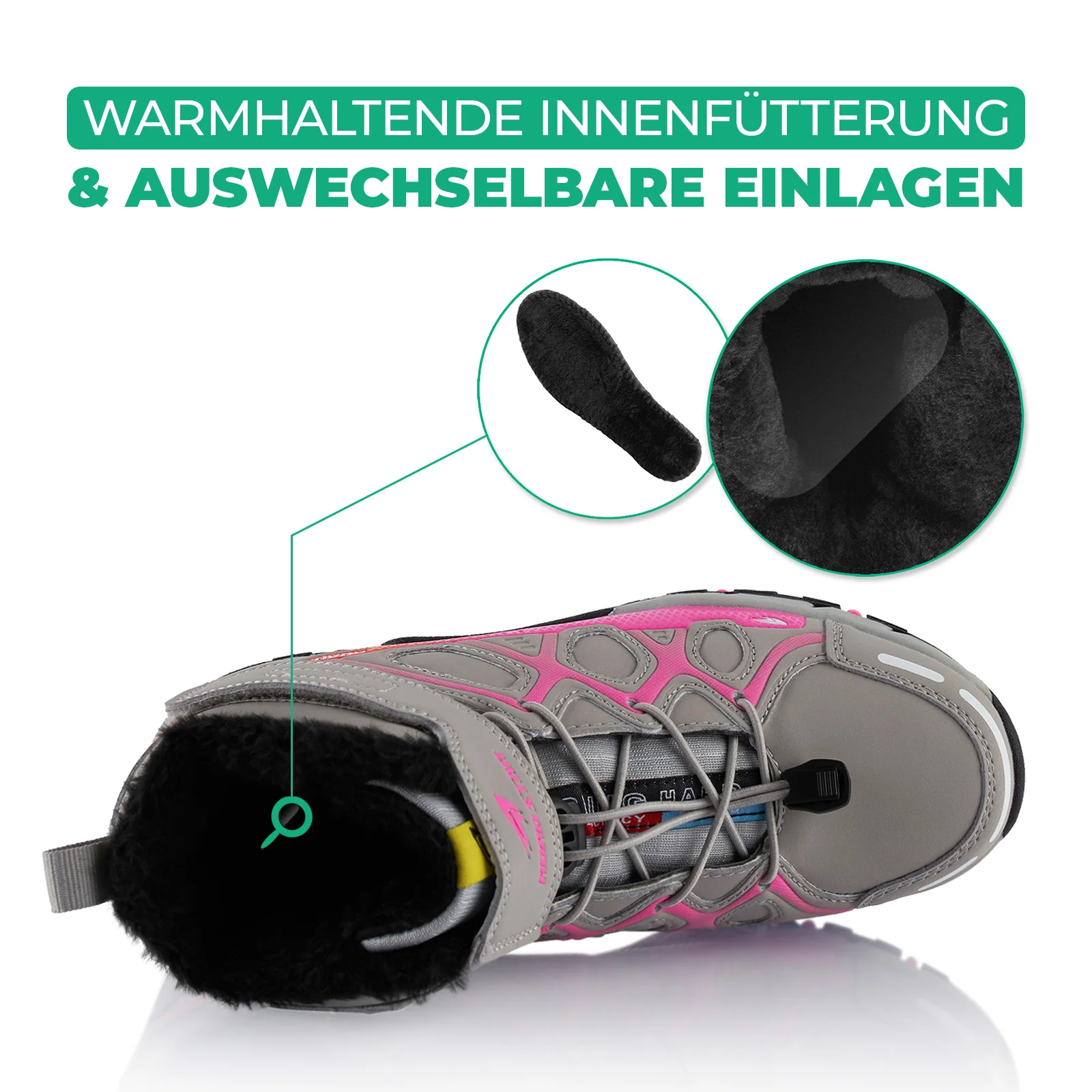 Winterstiefel Warm Gefütterte Wanderschuhe - Image 5
