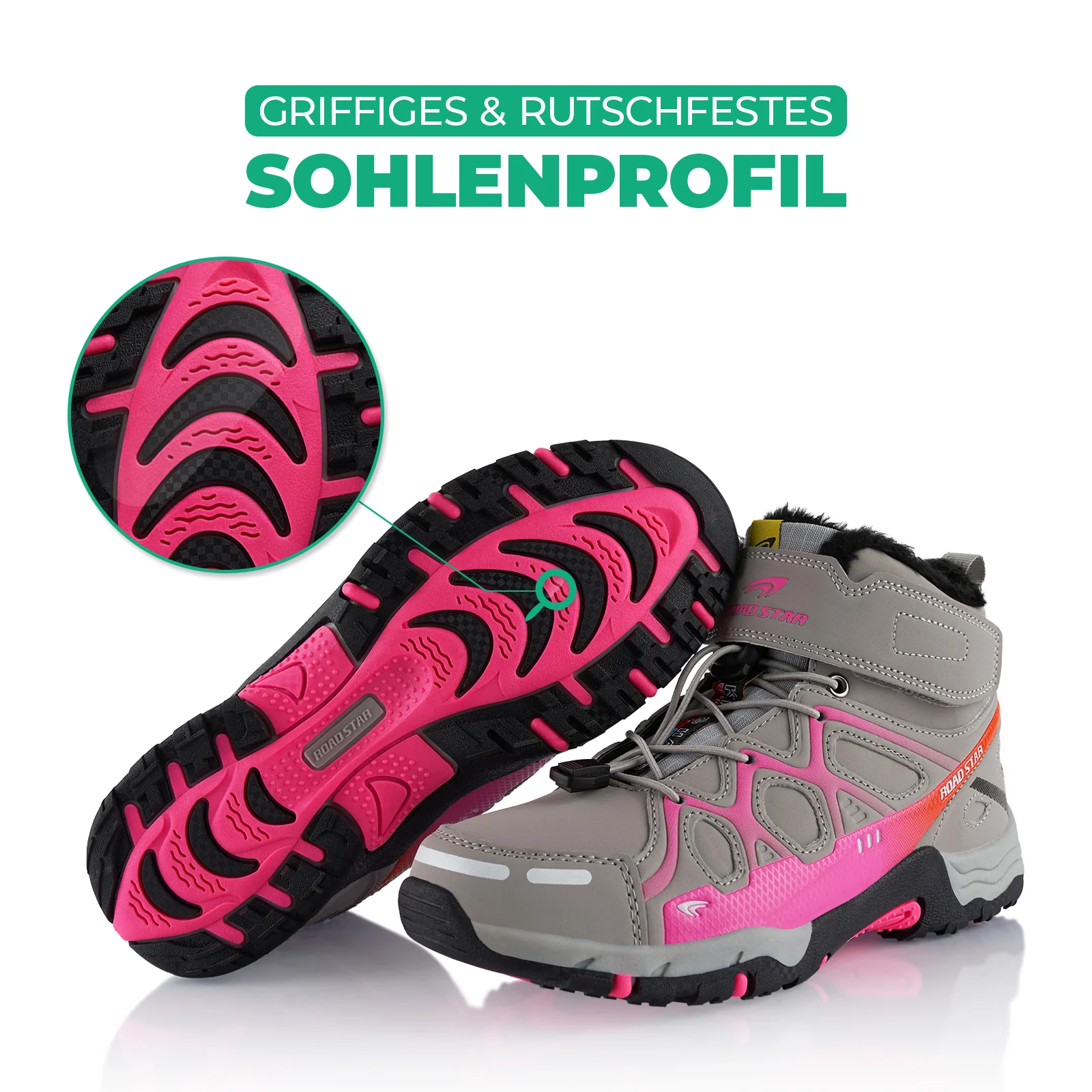 Winterstiefel Warm Gefütterte Wanderschuhe - Image 6