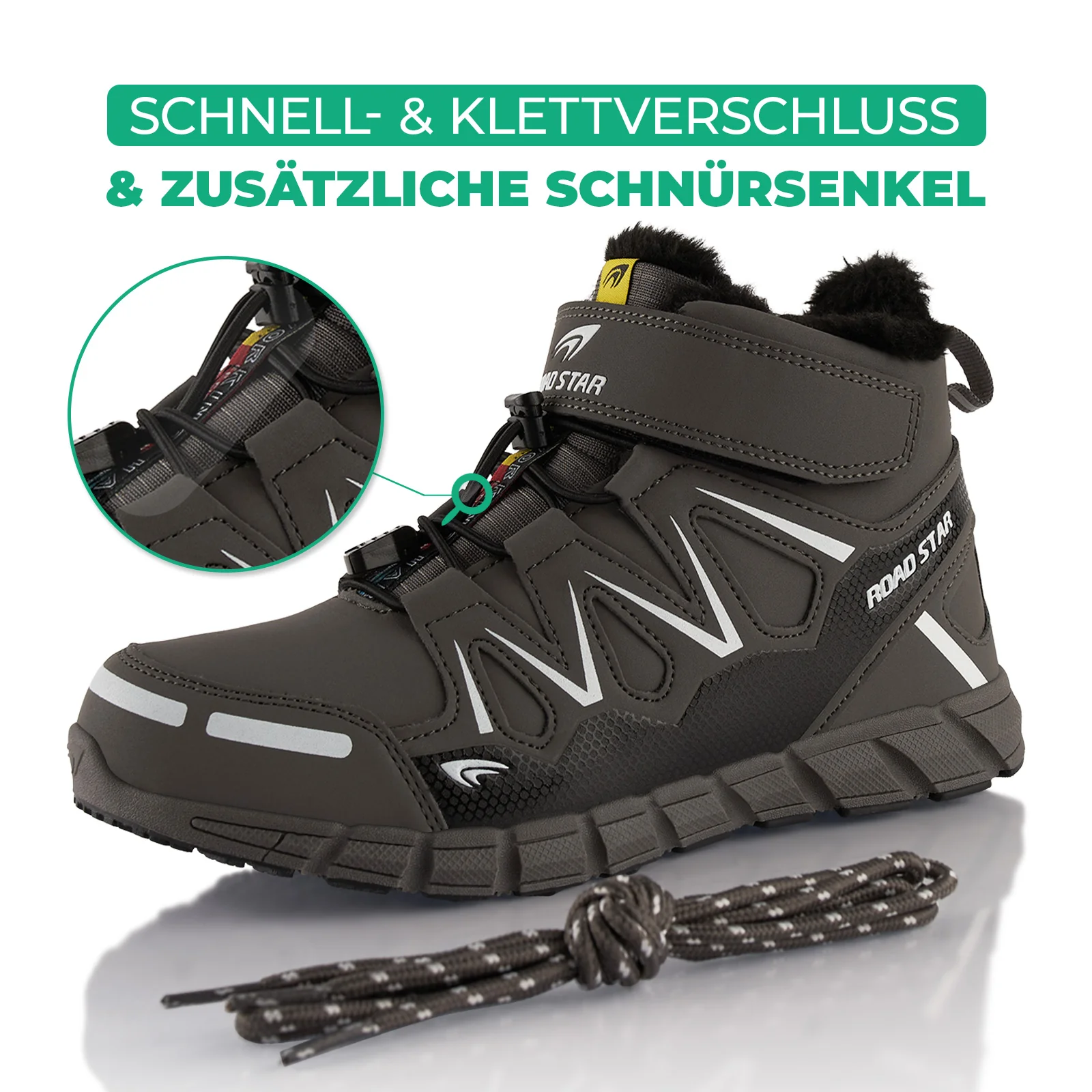 Winterstiefel warm gefütterte Wanderschuhe - Image 4