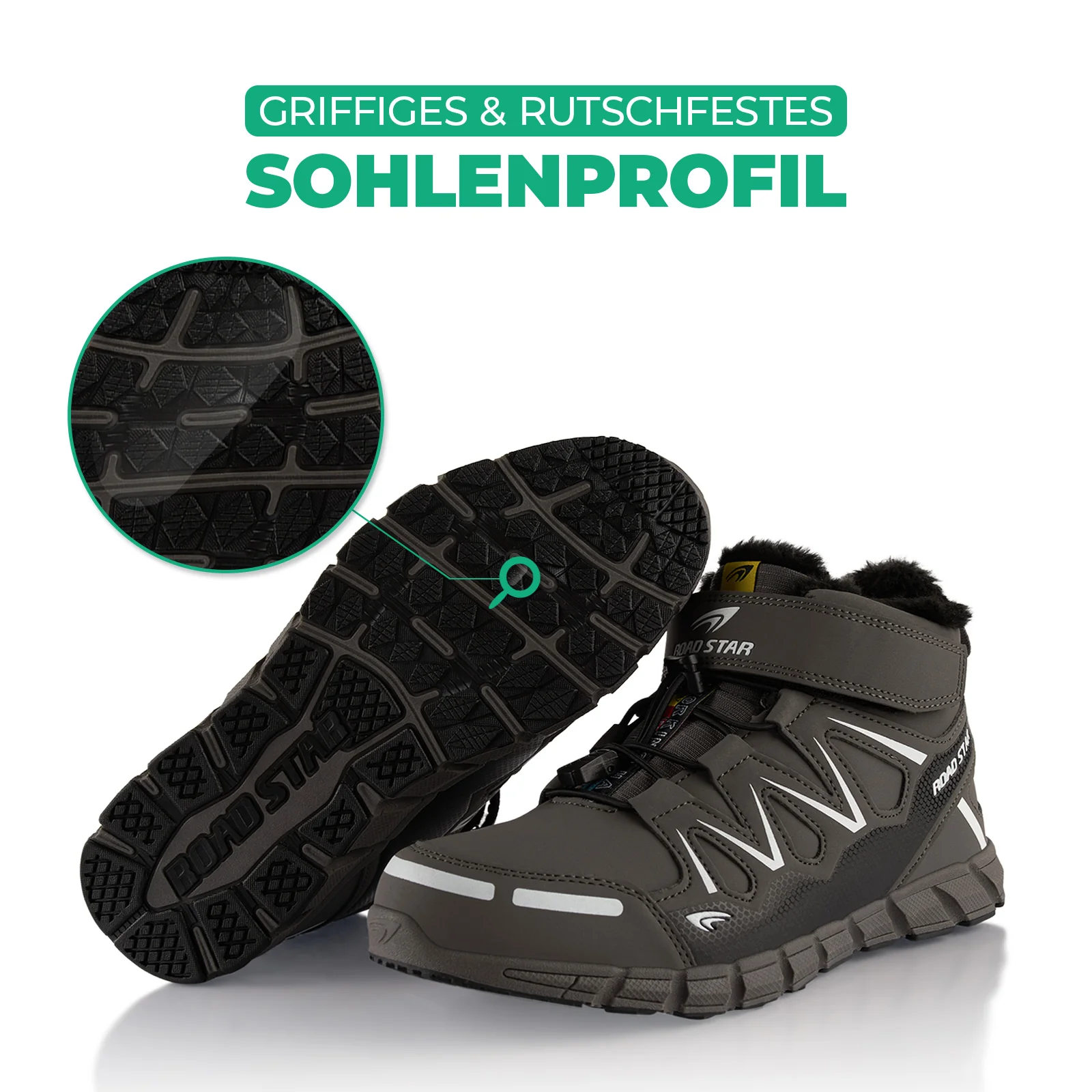 Winterstiefel warm gefütterte Wanderschuhe - Image 6