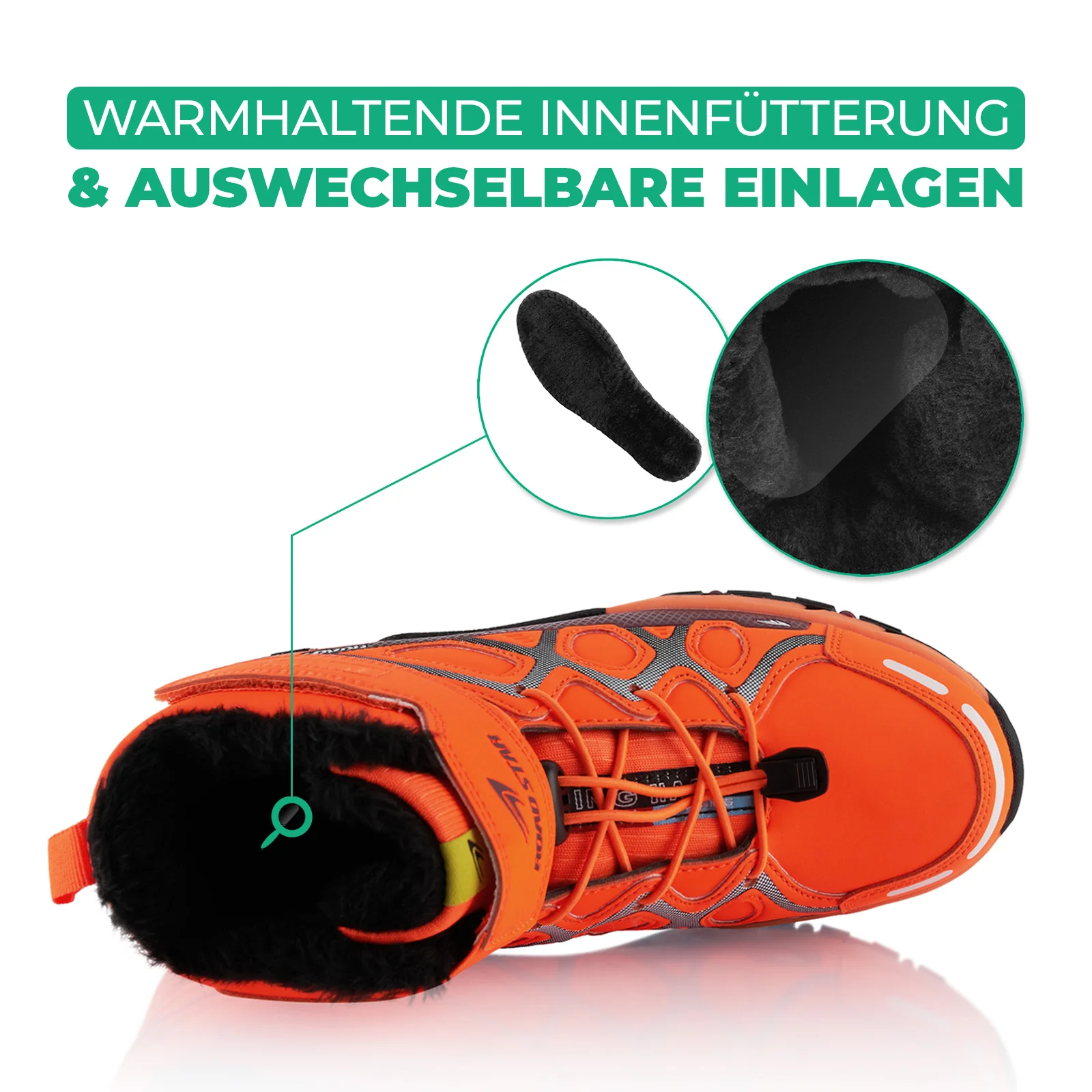 Winterstiefel Warm Gefütterte Wanderschuhe - Image 5