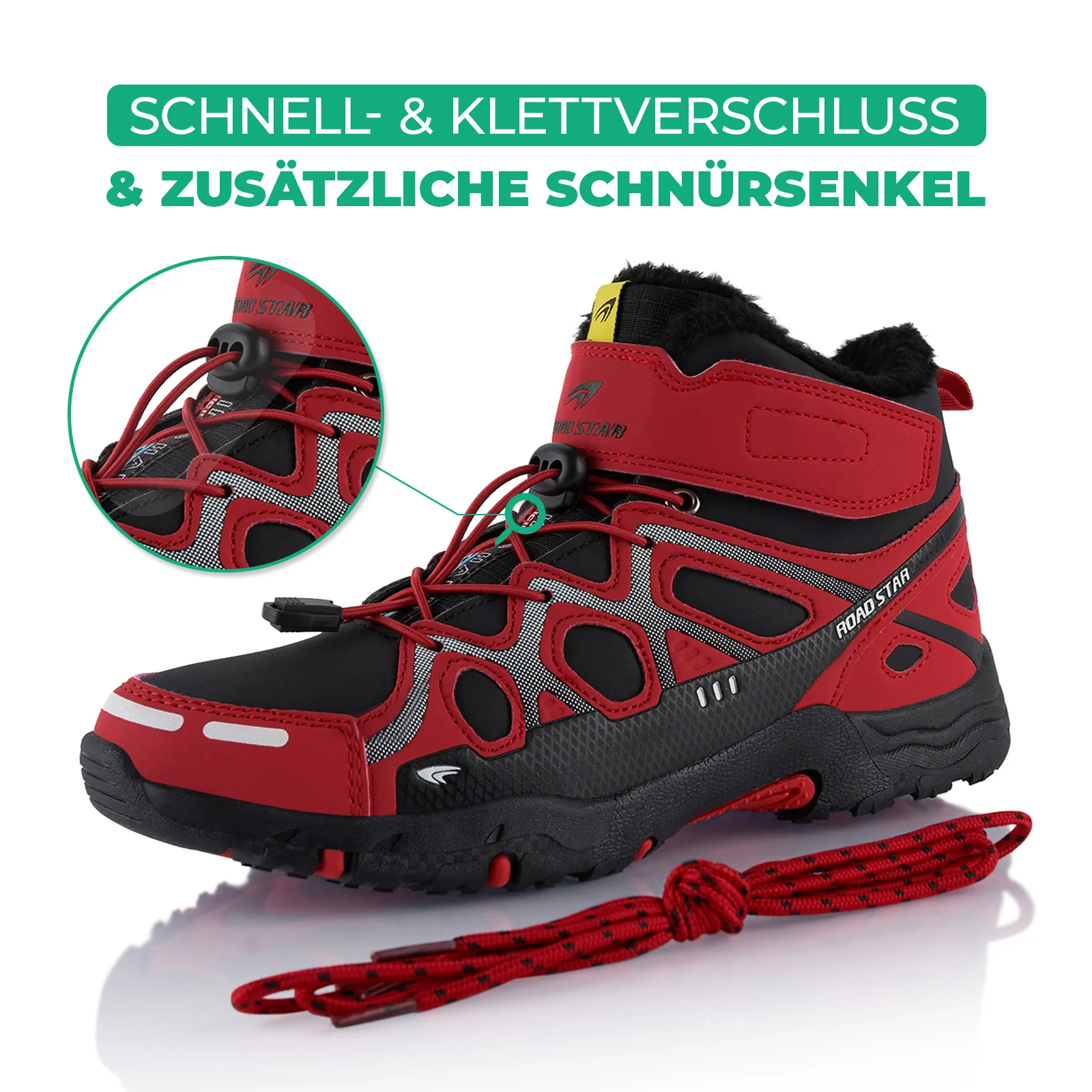 Winterstiefel Warm Gefütterte Wanderschuhe - Image 4
