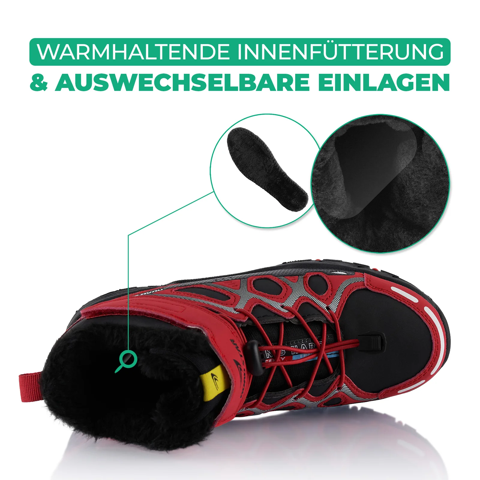 Winterstiefel Warm Gefütterte Wanderschuhe - Image 5