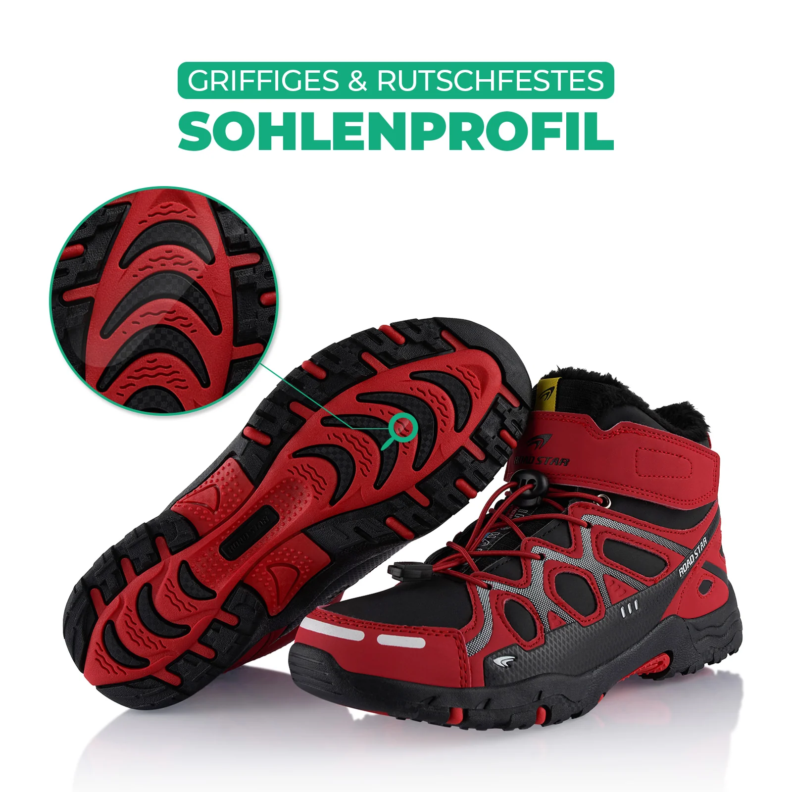 Winterstiefel Warm Gefütterte Wanderschuhe - Image 6