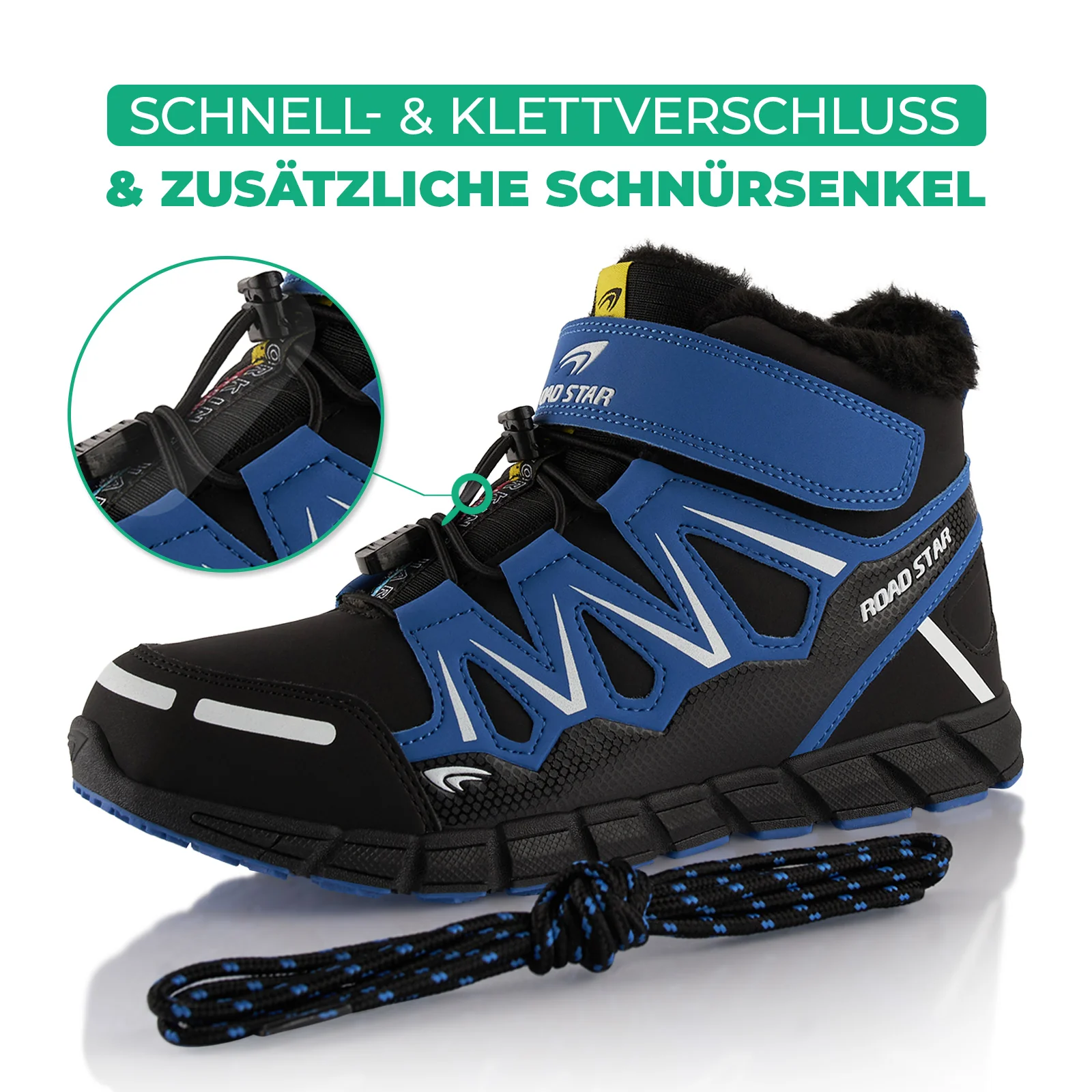 Winterstiefel warm gefütterte Wanderschuhe - Image 4