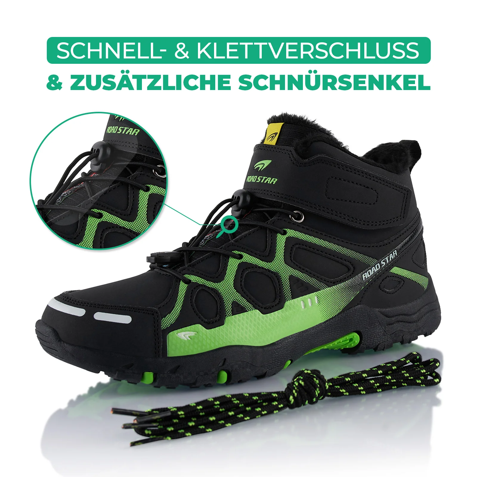 Winterstiefel Warm Gefütterte Wanderschuhe - Image 4