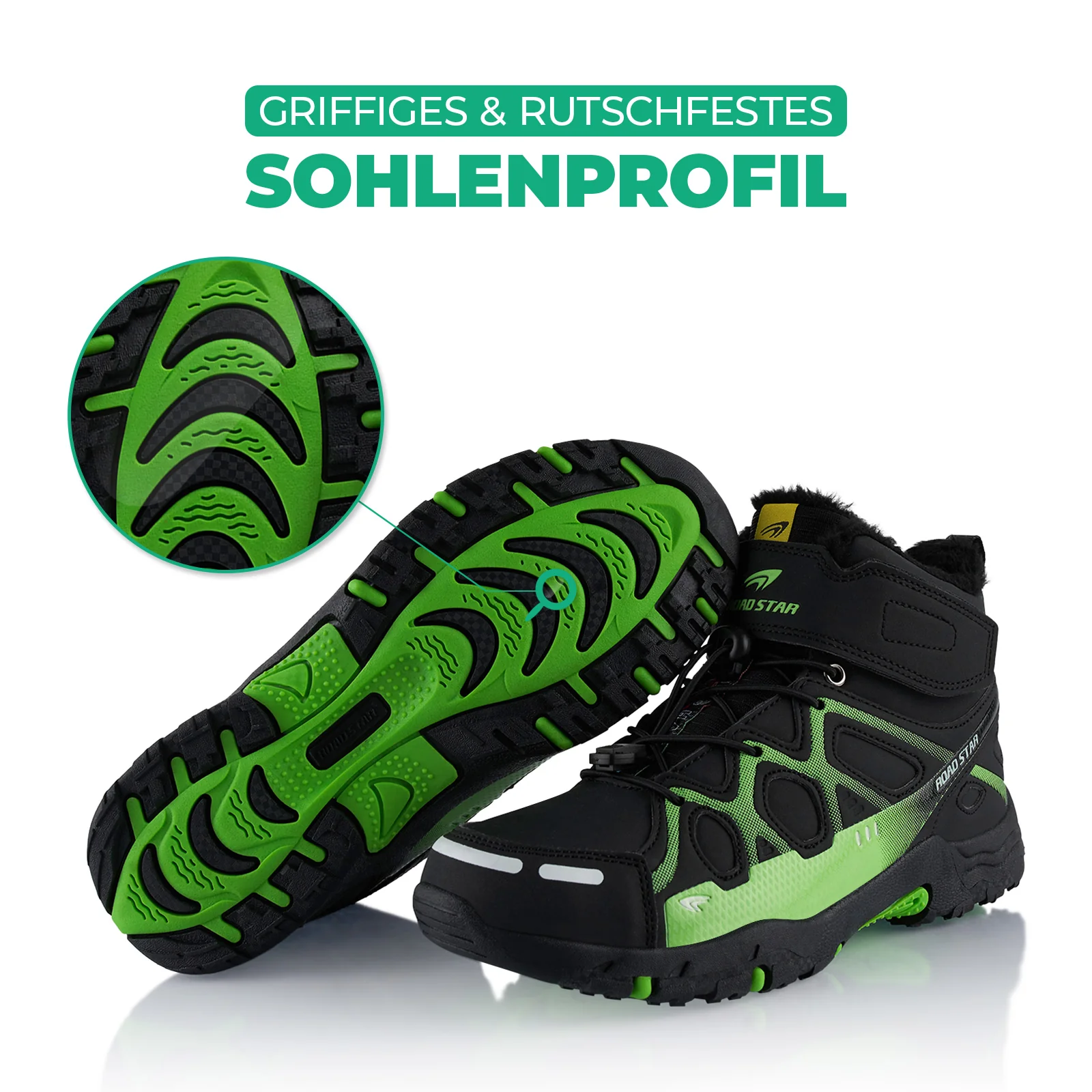 Winterstiefel Warm Gefütterte Wanderschuhe - Image 6