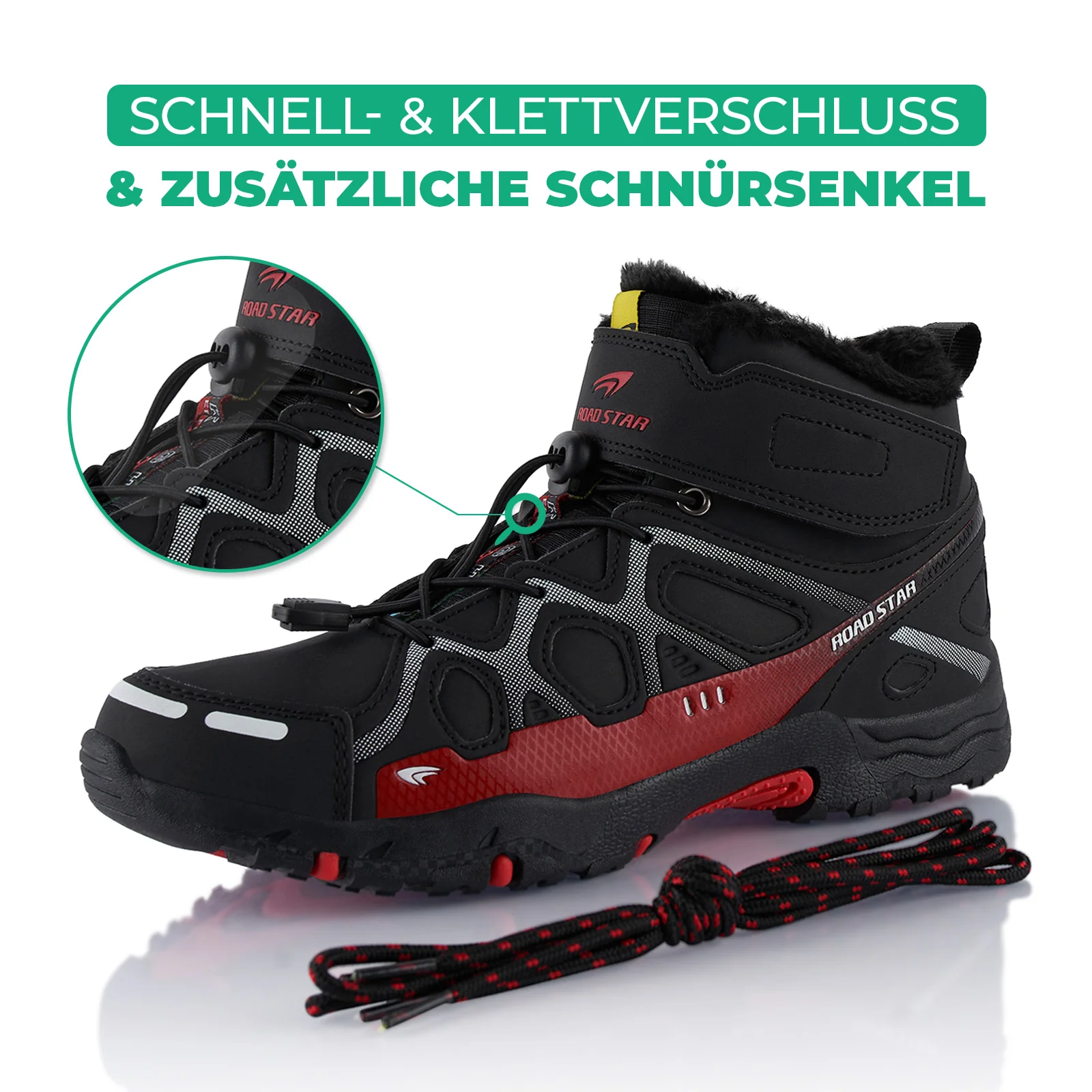 Winterstiefel Warm Gefütterte Wanderschuhe - Image 4
