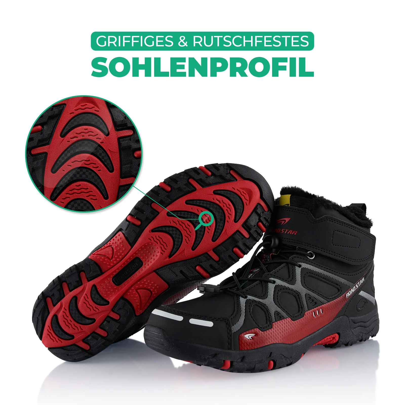 Winterstiefel Warm Gefütterte Wanderschuhe - Image 6
