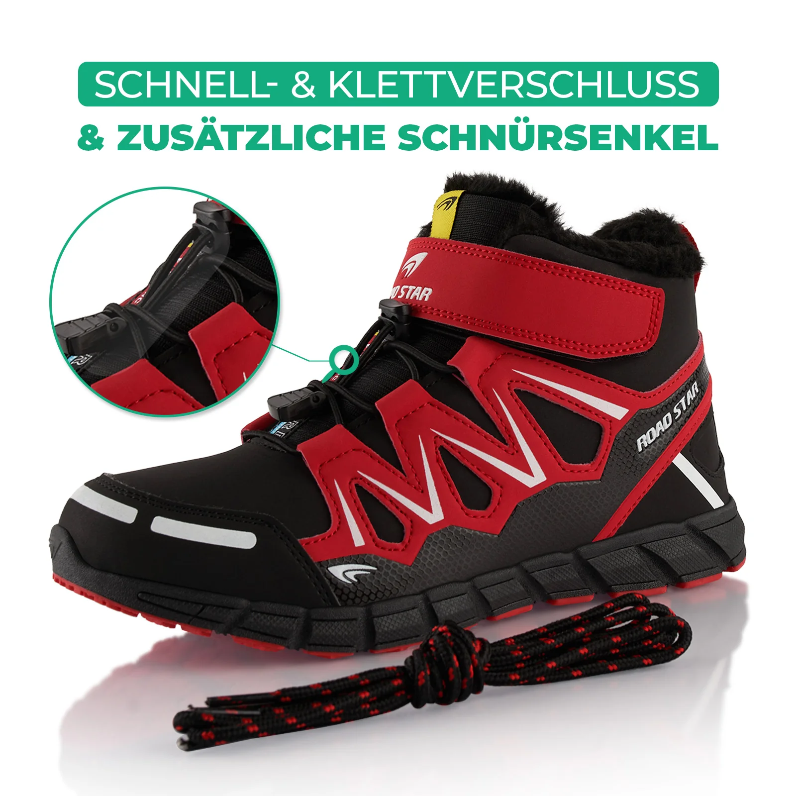 Winterstiefel warm gefütterte Wanderschuhe - Image 4