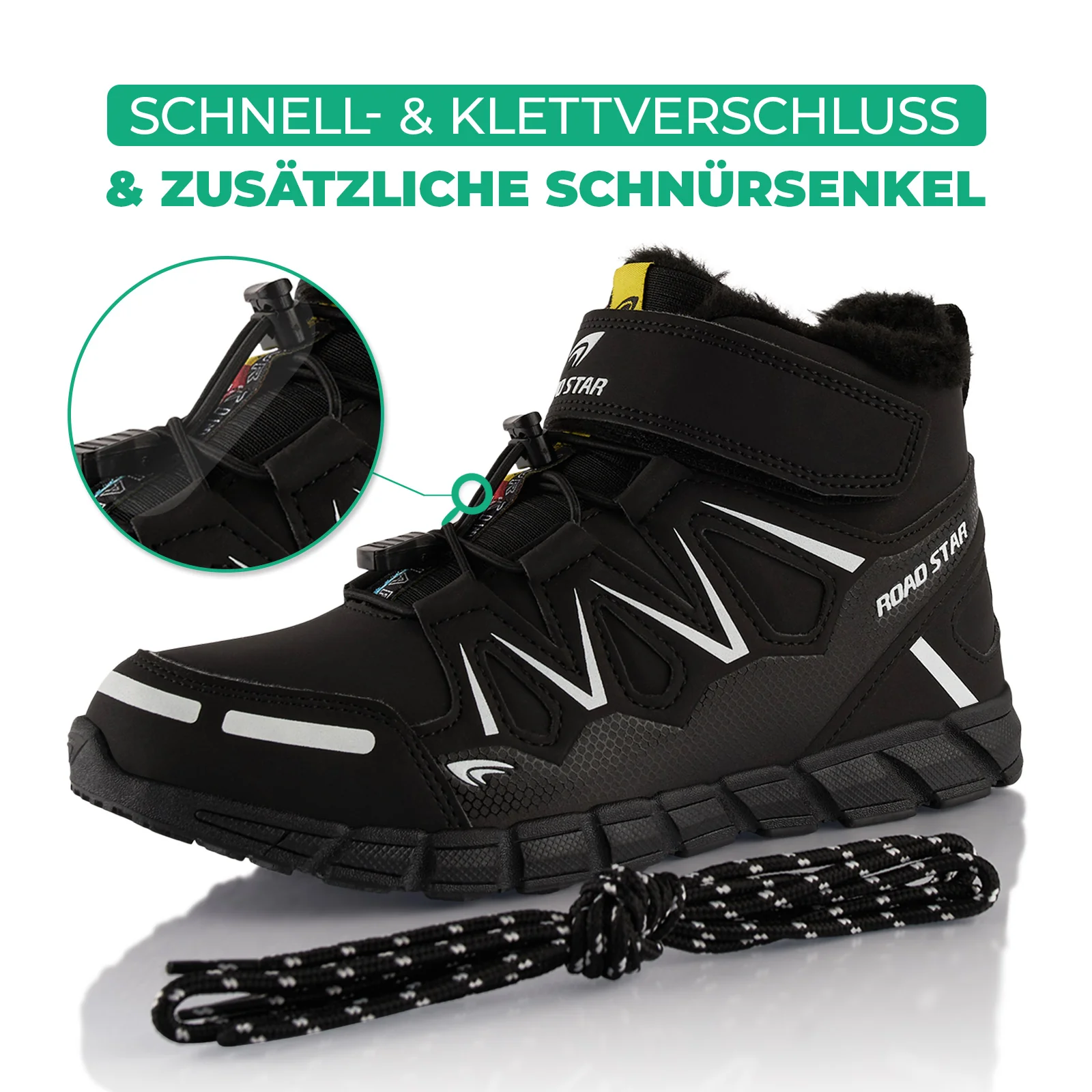 Winterstiefel warm gefütterte Wanderschuhe - Image 4