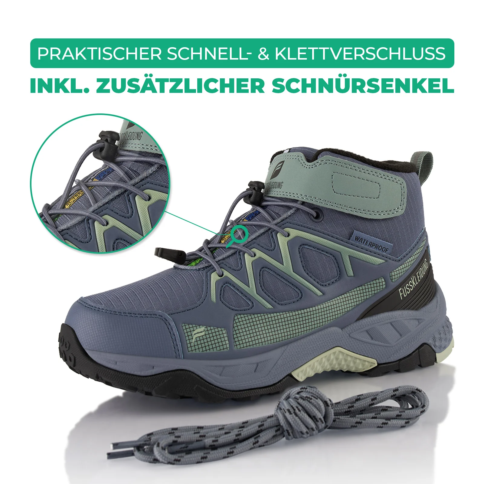 Winterstiefel Wasserdichte Warm Gefütterte Wanderschuhe - Image 4