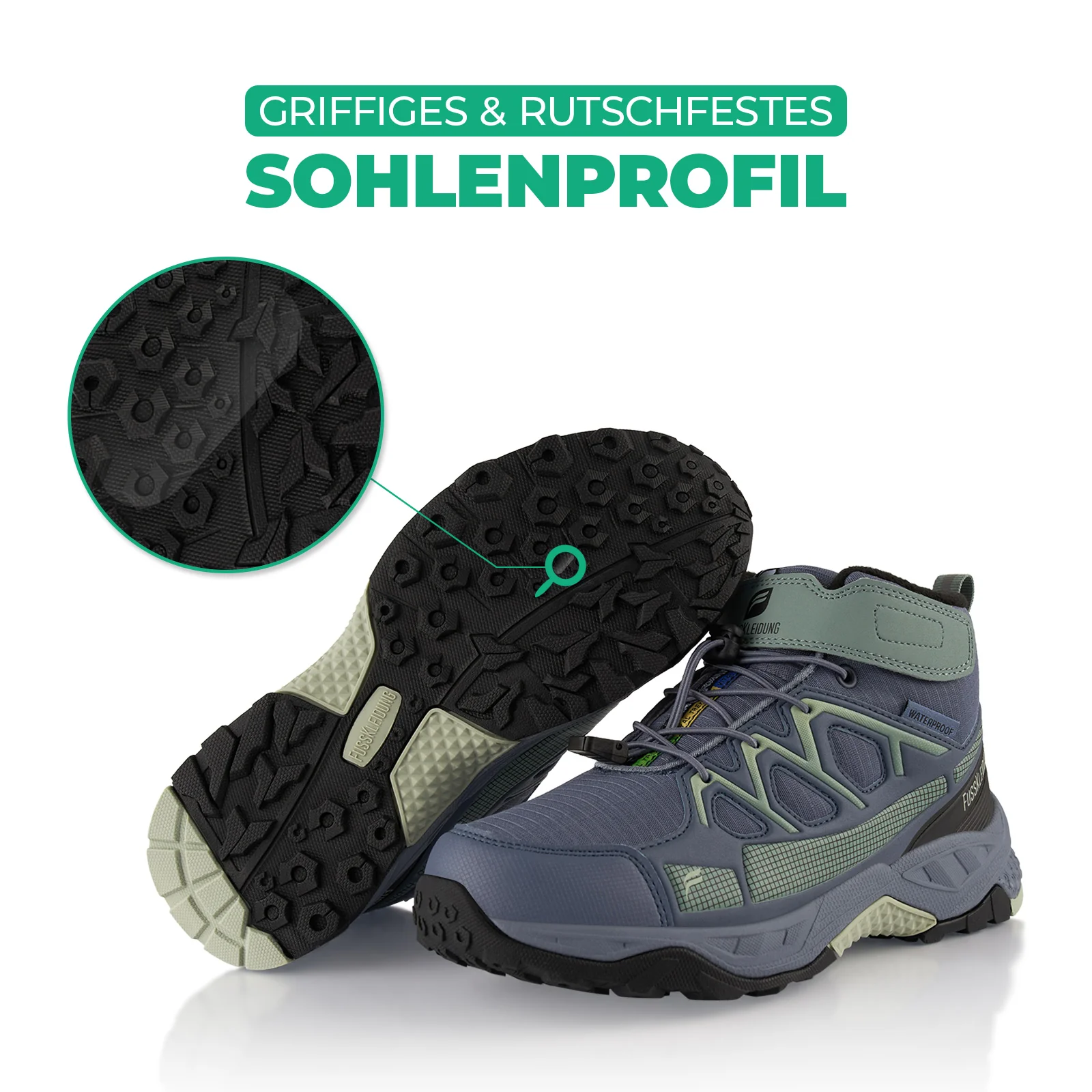 Winterstiefel Wasserdichte Warm Gefütterte Wanderschuhe - Image 6