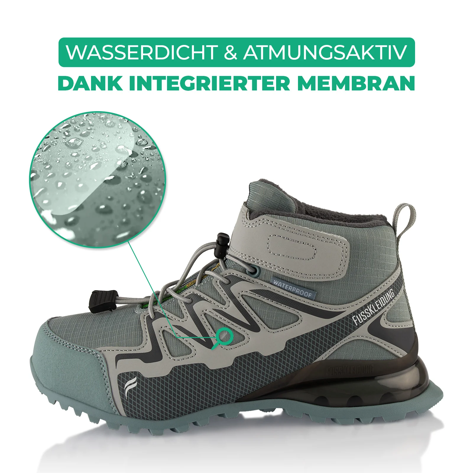 Winterstiefel Wasserdichte Warm Gefütterte Wanderschuhe - Image 2