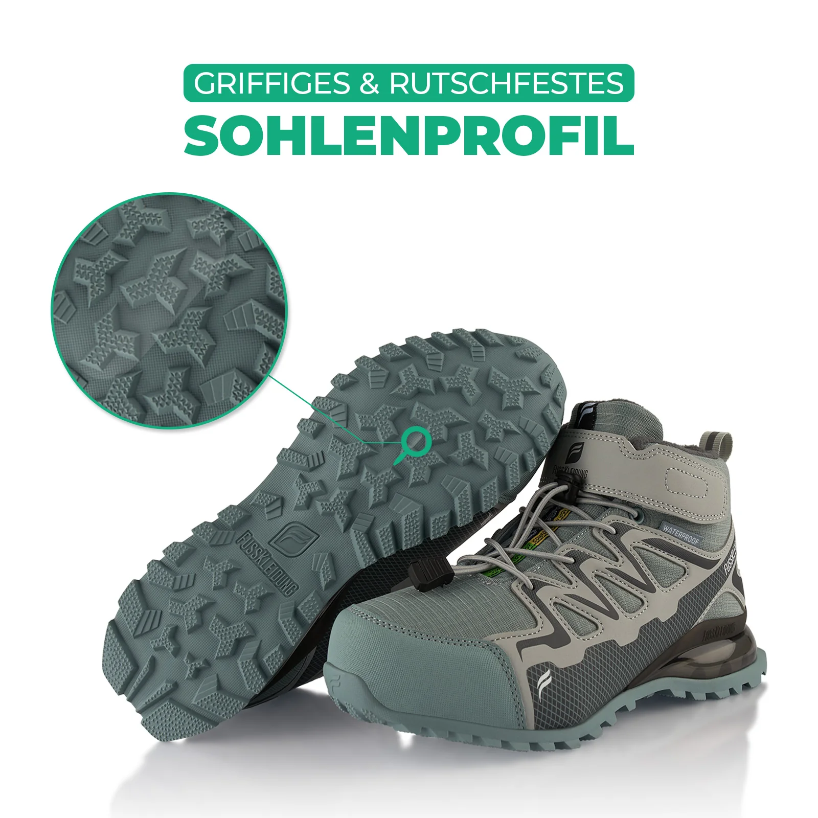 Winterstiefel Wasserdichte Warm Gefütterte Wanderschuhe - Image 6
