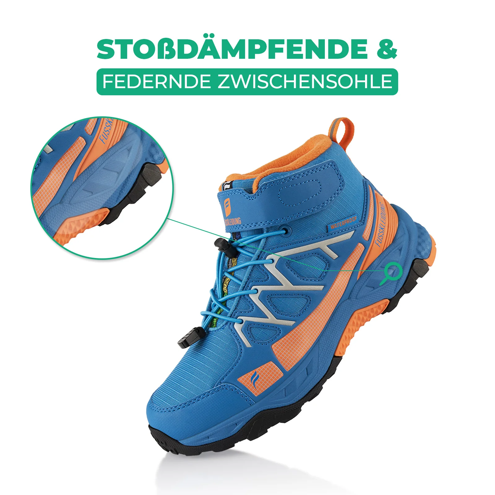 Winterstiefel Wasserdichte Warm Gefütterte Wanderschuhe - Image 3