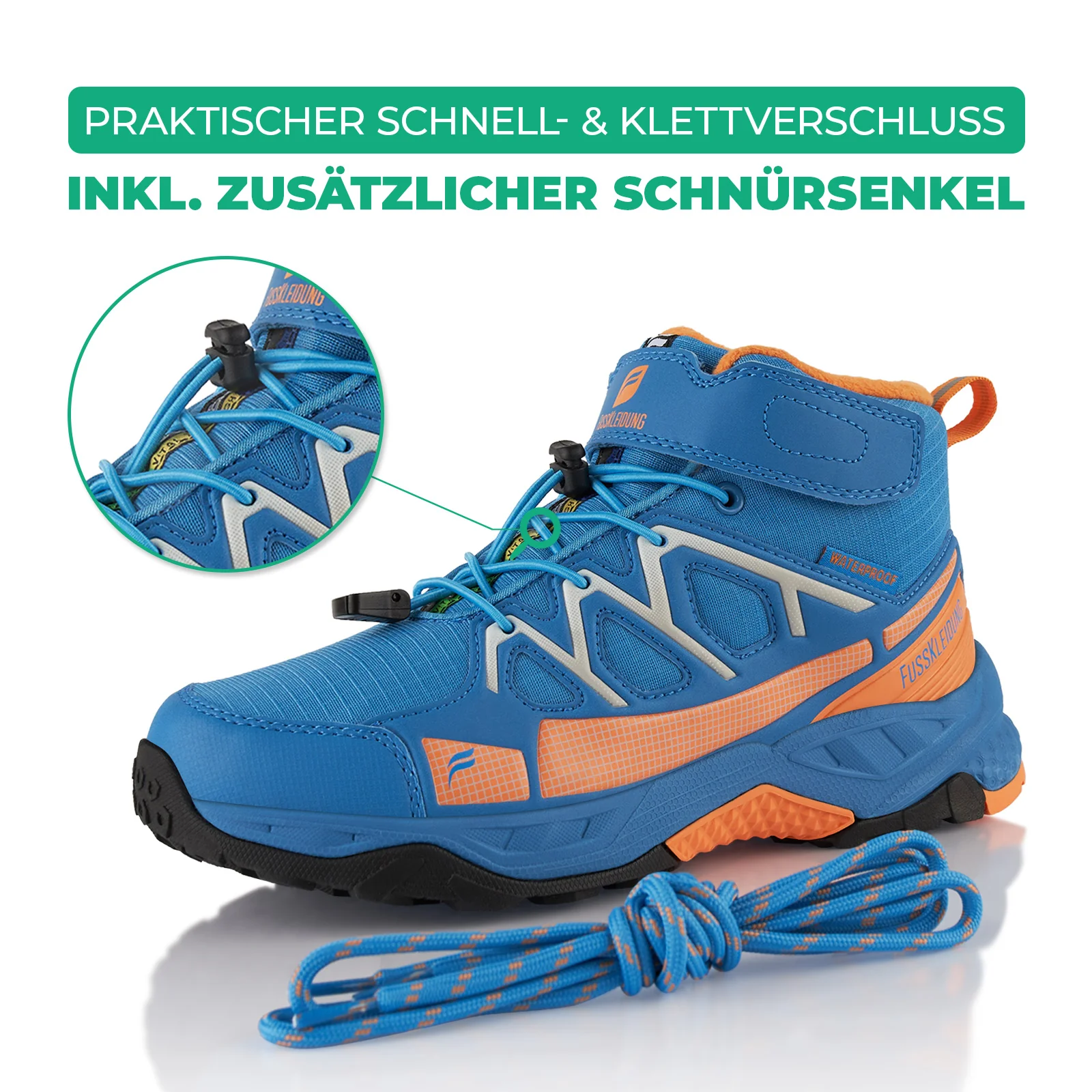 Winterstiefel Wasserdichte Warm Gefütterte Wanderschuhe - Image 4