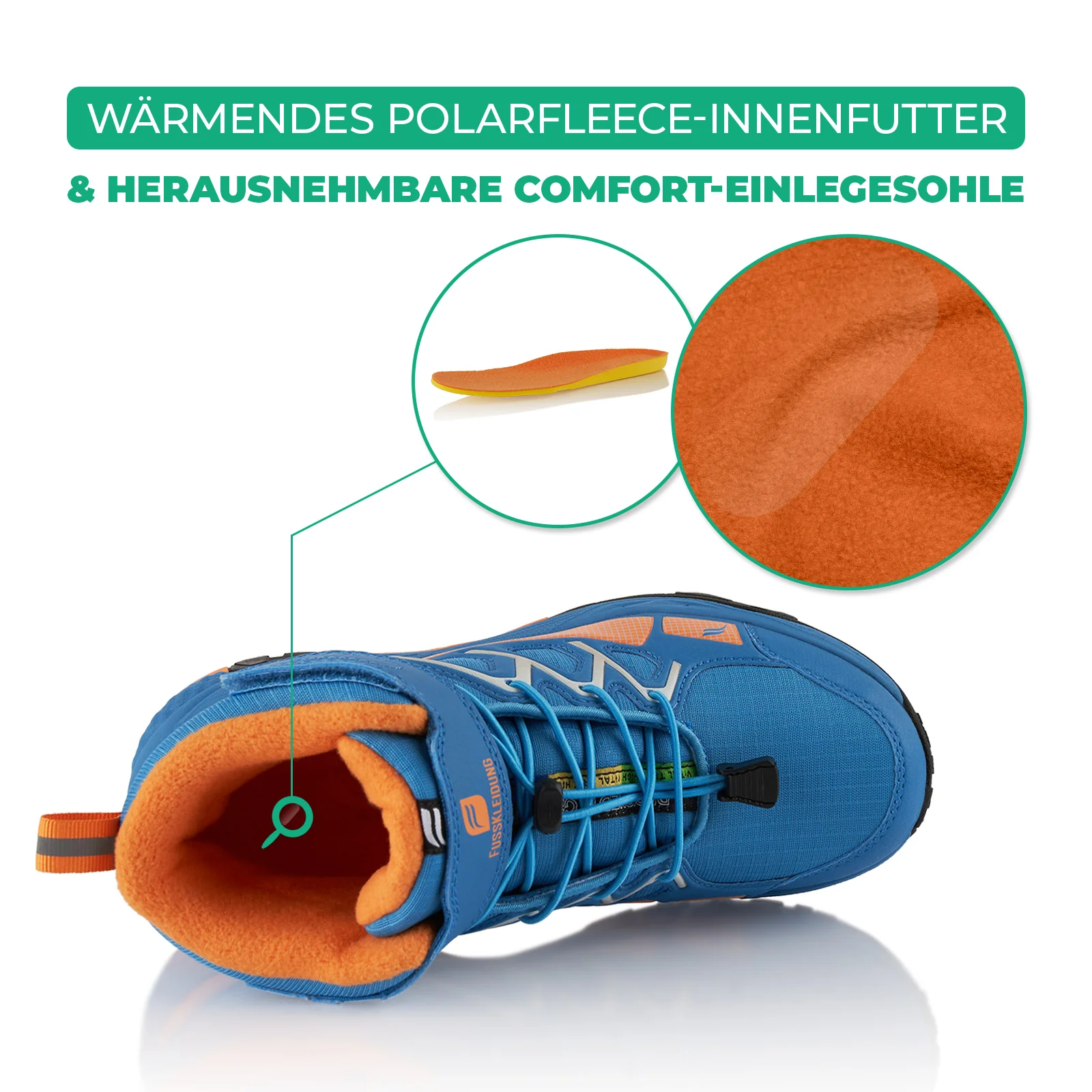 Winterstiefel Wasserdichte Warm Gefütterte Wanderschuhe - Image 5