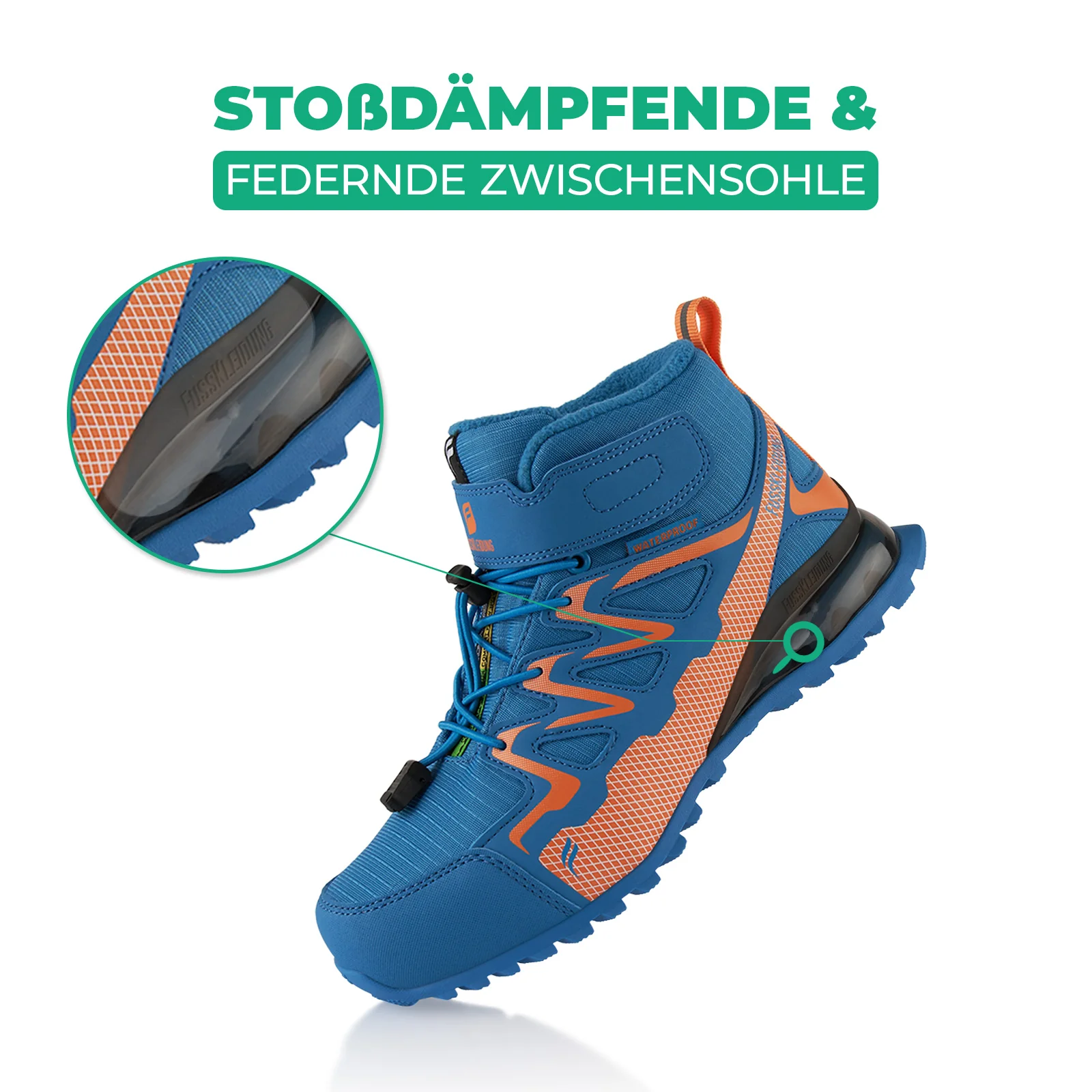 Winterstiefel Wasserdichte Warm Gefütterte Wanderschuhe - Image 3