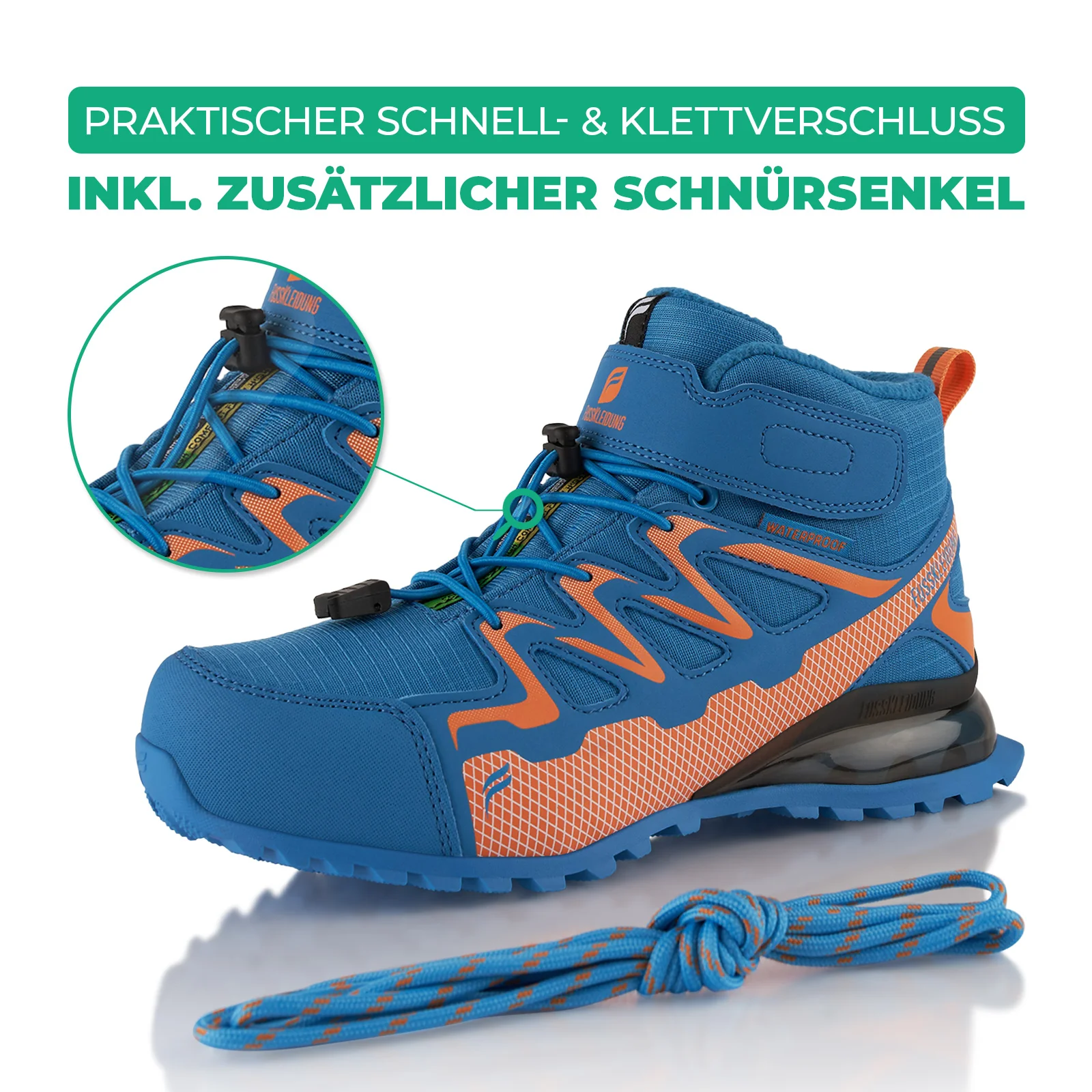 Winterstiefel Wasserdichte Warm Gefütterte Wanderschuhe - Image 4