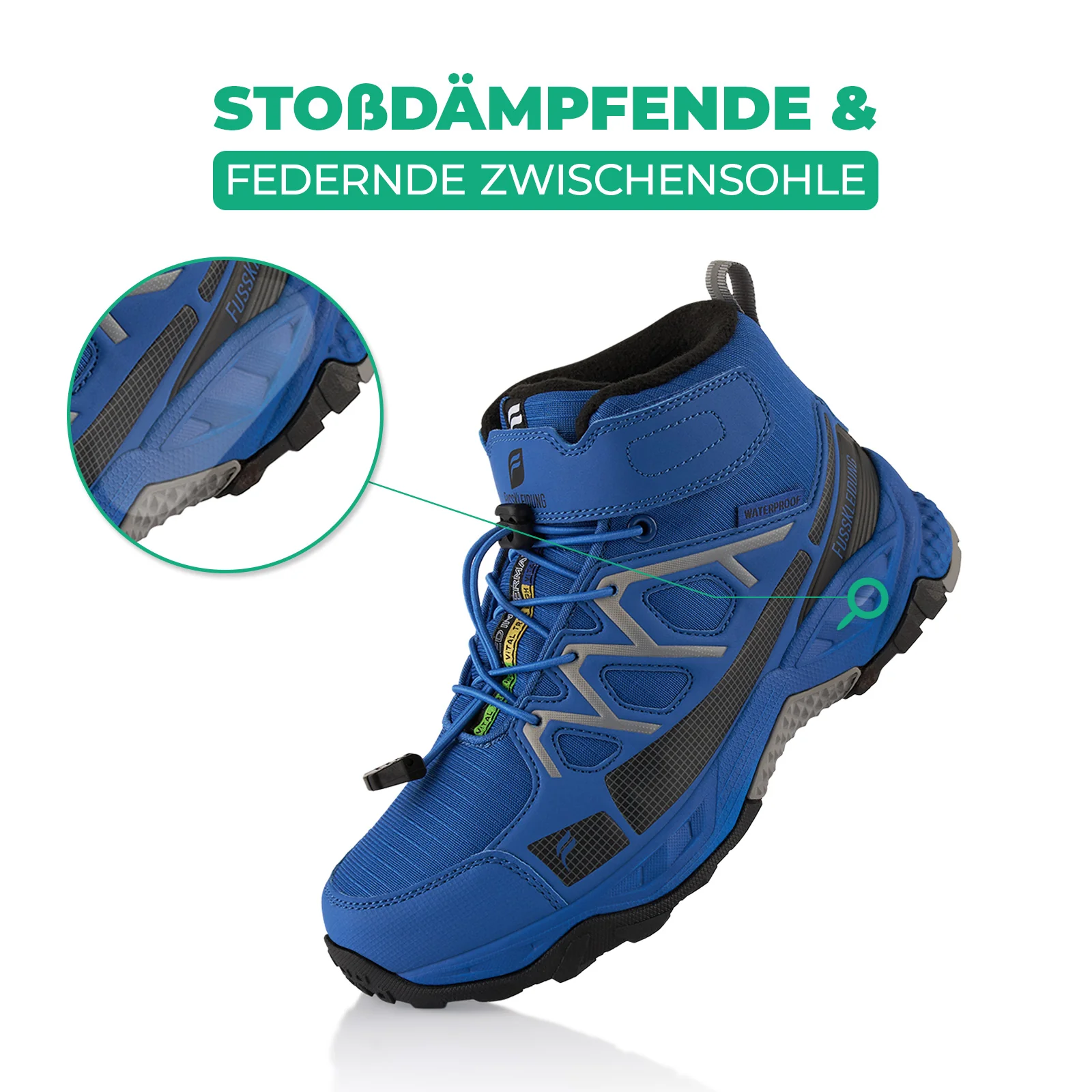 Winterstiefel Wasserdichte Warm Gefütterte Wanderschuhe - Image 3