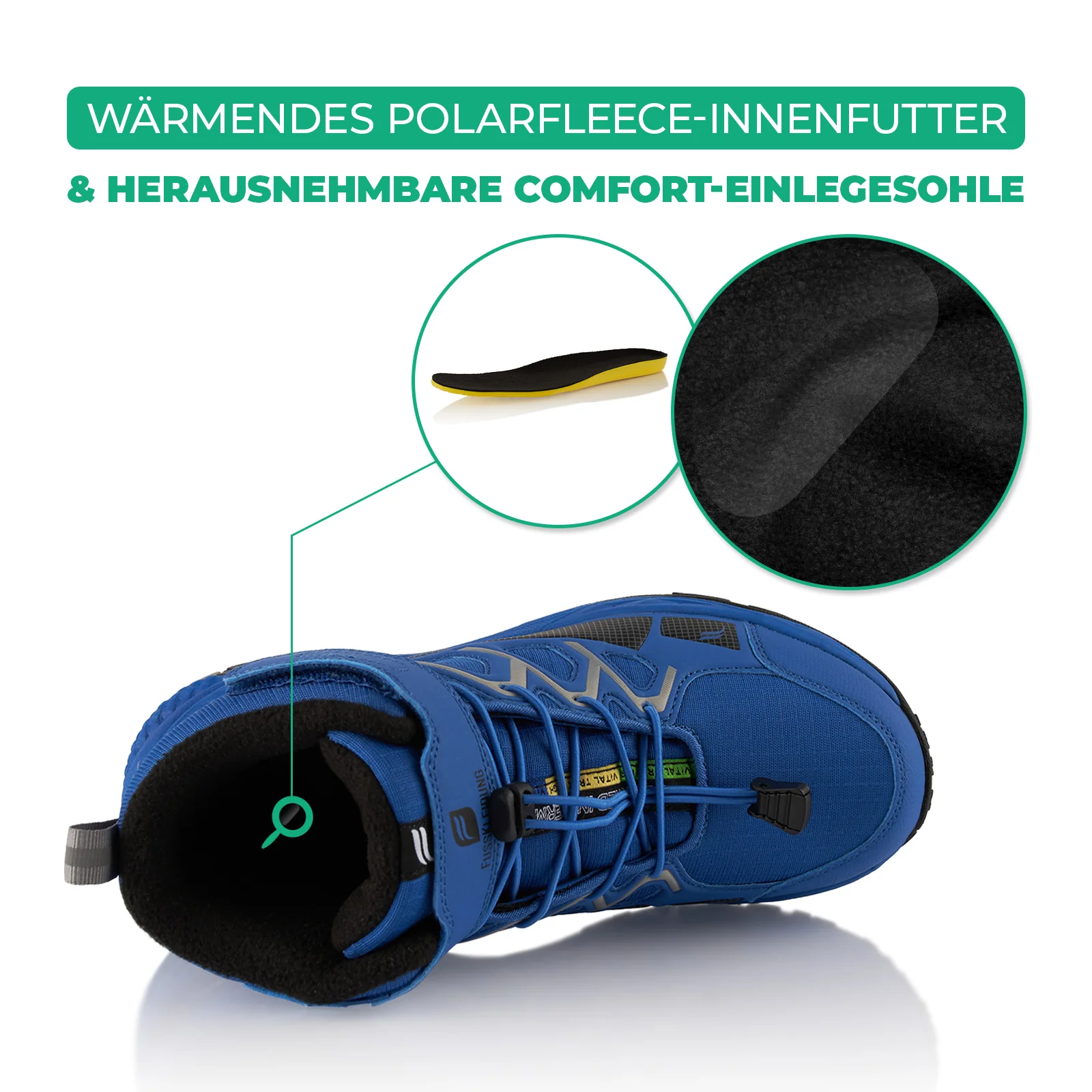 Winterstiefel Wasserdichte Warm Gefütterte Wanderschuhe - Image 5