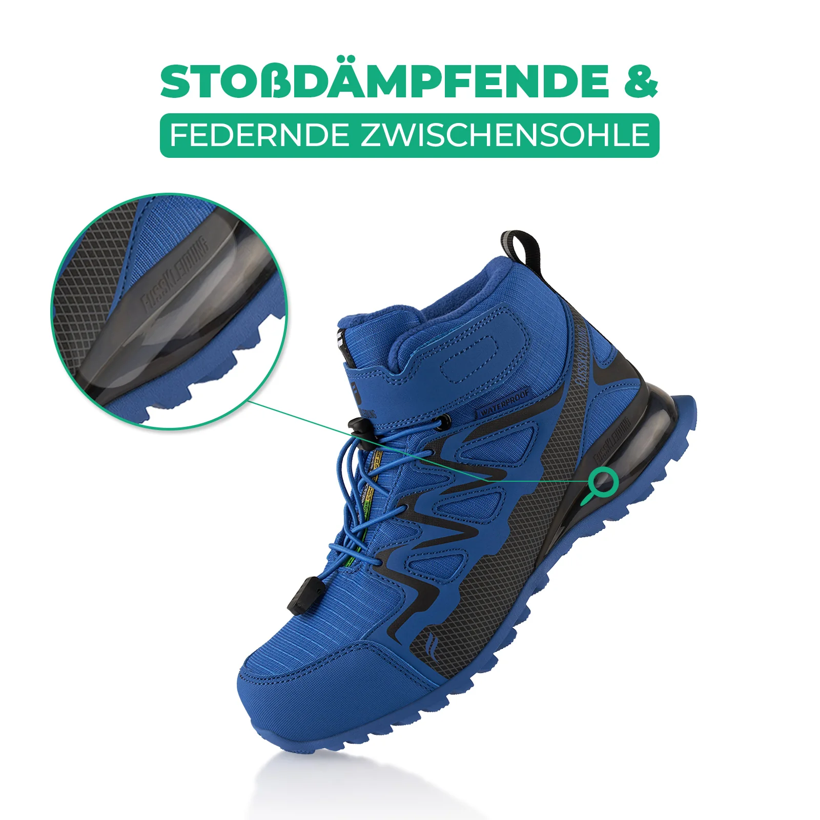 Winterstiefel Wasserdichte Warm Gefütterte Wanderschuhe - Image 3