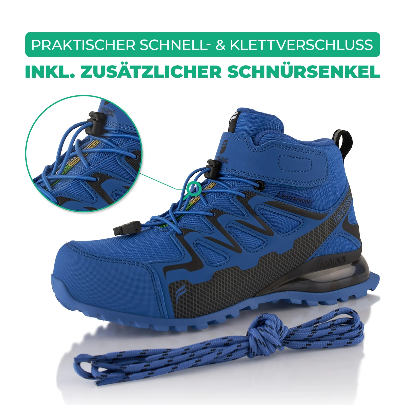 Winterstiefel Wasserdichte Warm Gefütterte Wanderschuhe - Image 4