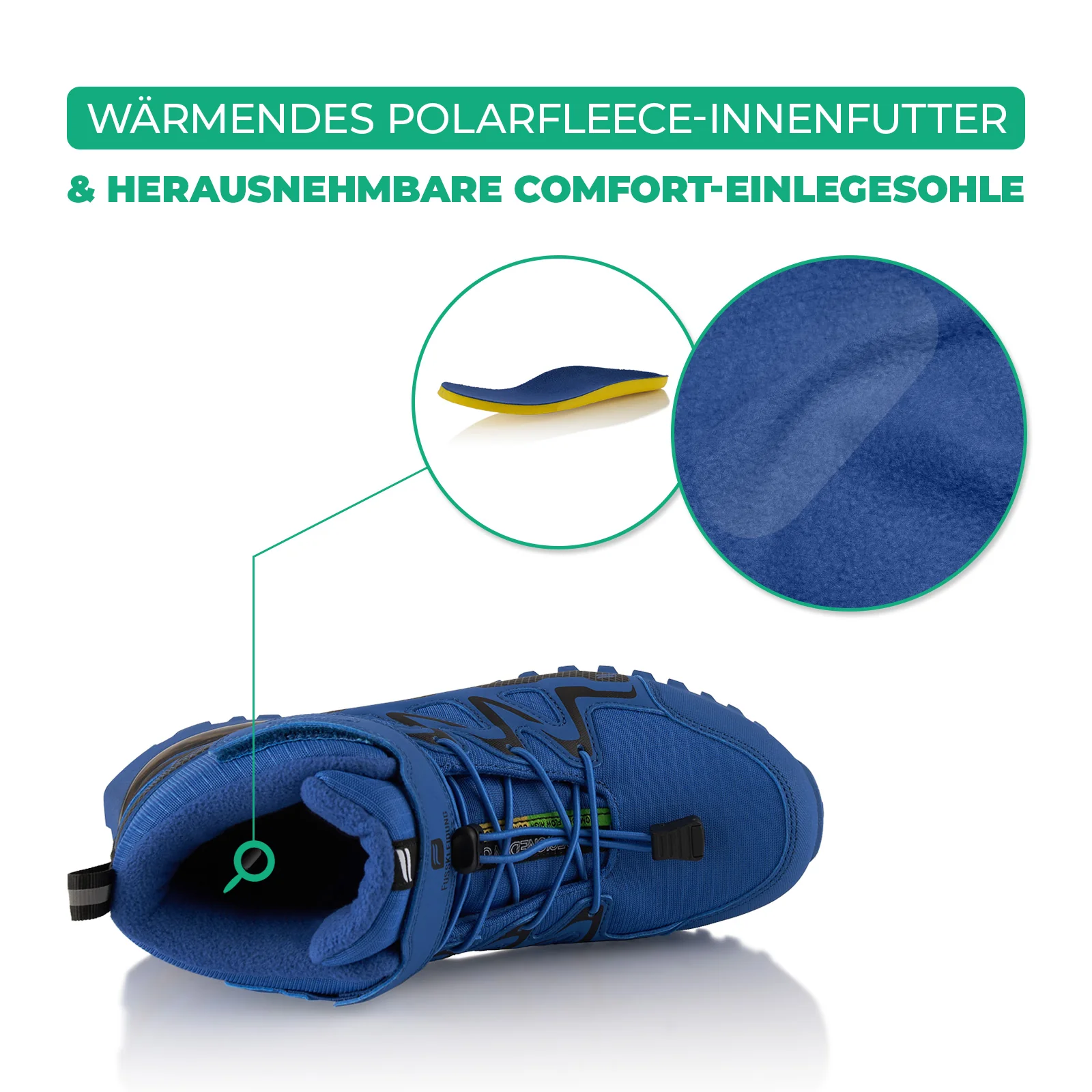 Winterstiefel Wasserdichte Warm Gefütterte Wanderschuhe - Image 5