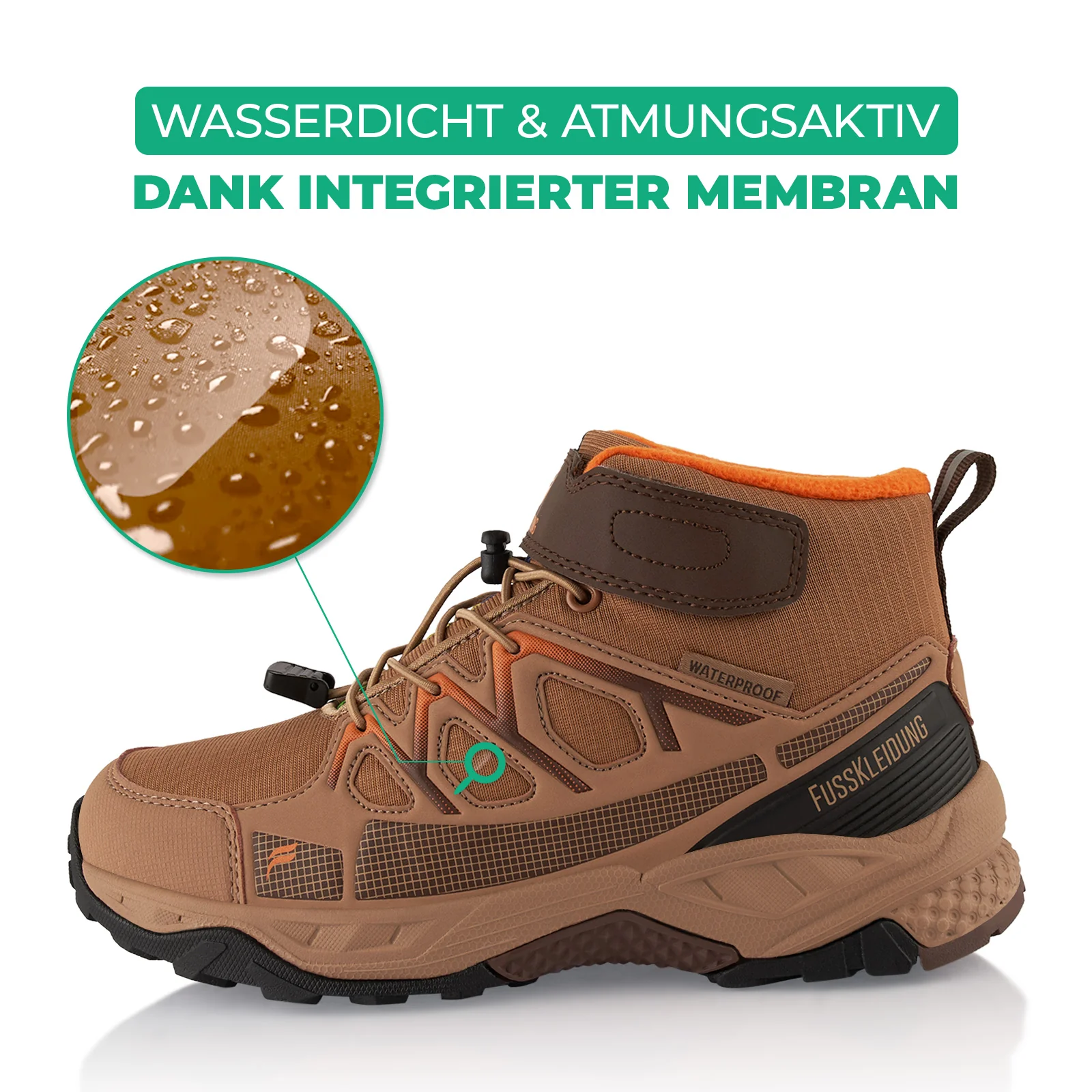 Winterstiefel Wasserdichte Warm Gefütterte Wanderschuhe - Image 2