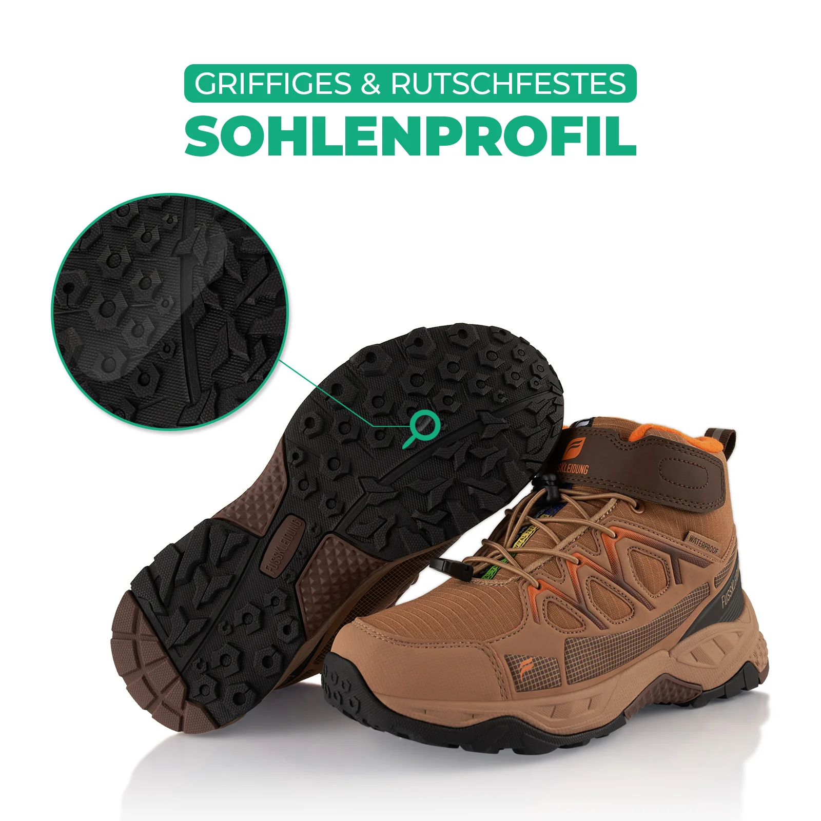Winterstiefel Wasserdichte Warm Gefütterte Wanderschuhe - Image 6