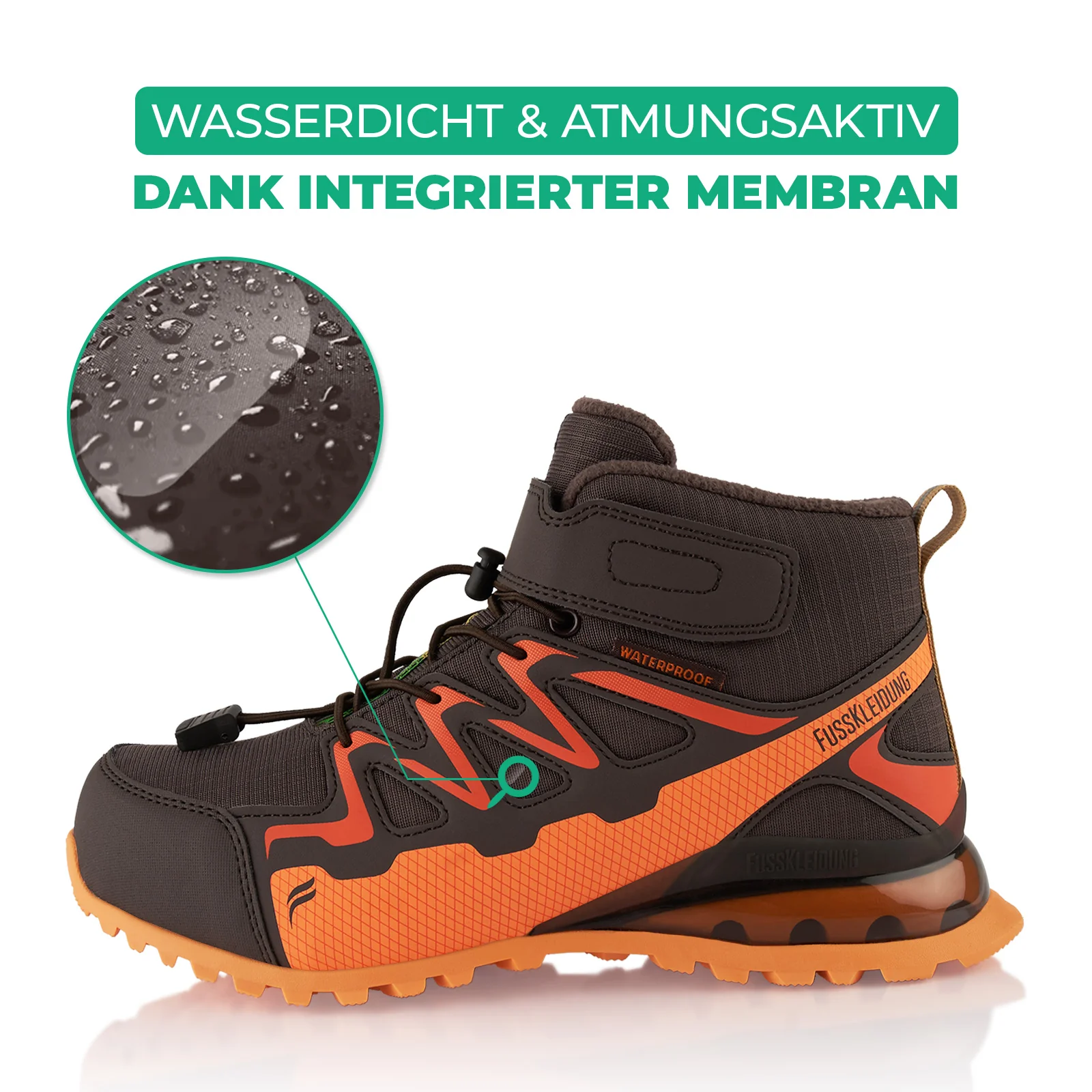Winterstiefel Wasserdichte Warm Gefütterte Wanderschuhe - Image 2