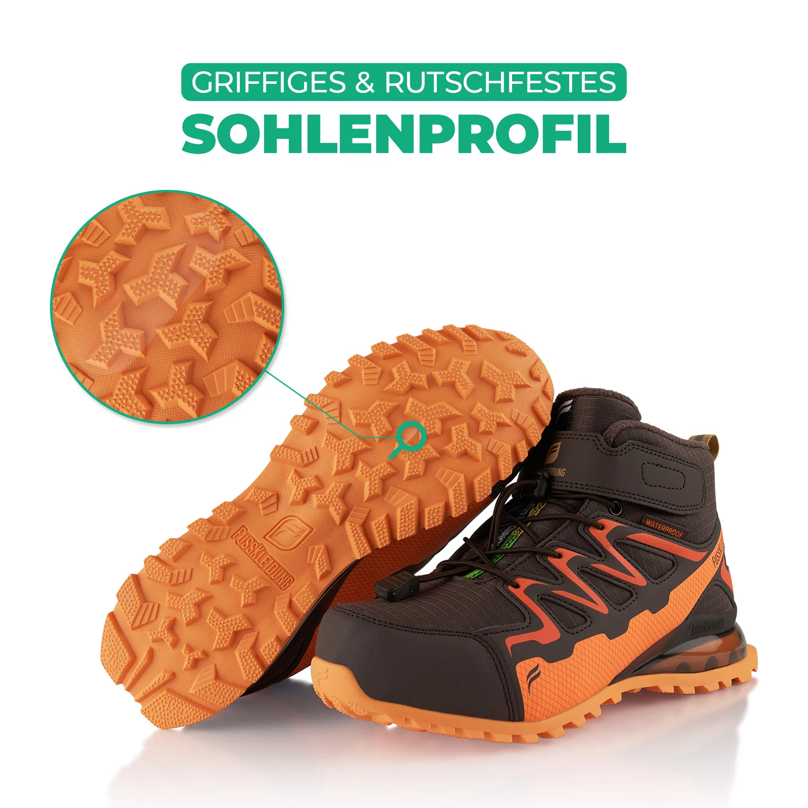 Winterstiefel Wasserdichte Warm Gefütterte Wanderschuhe - Image 6