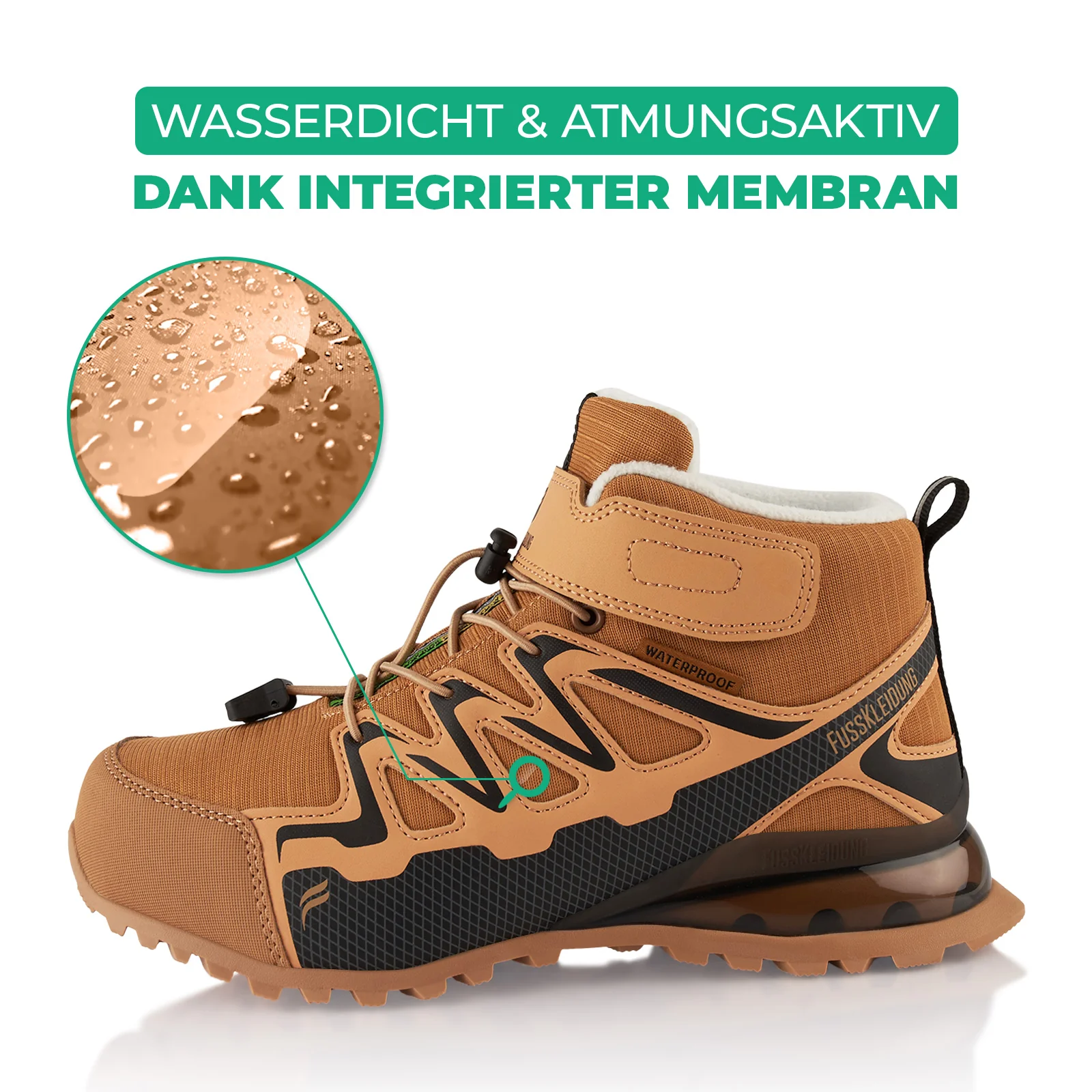 Winterstiefel Wasserdichte Warm Gefütterte Wanderschuhe - Image 2