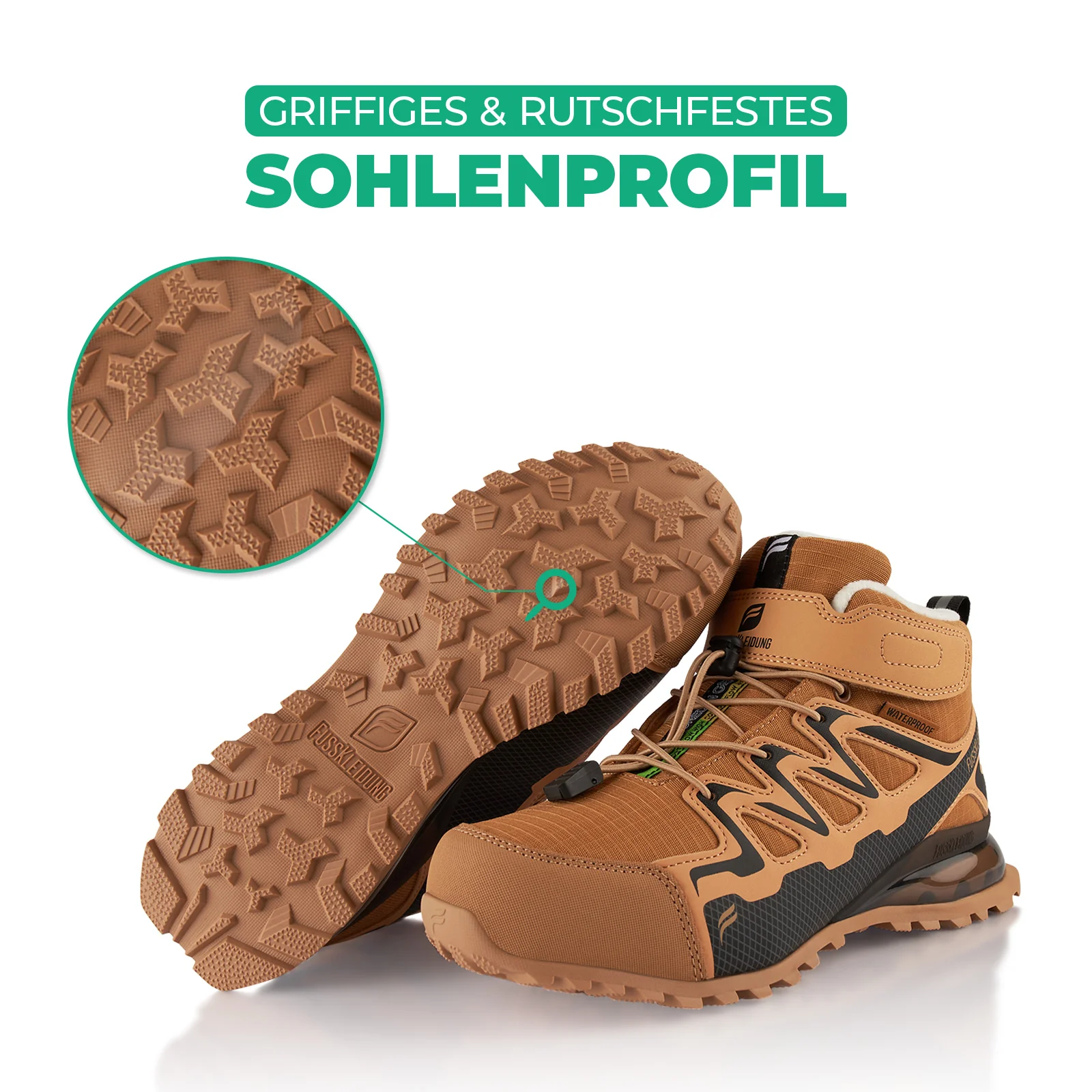 Winterstiefel Wasserdichte Warm Gefütterte Wanderschuhe - Image 6