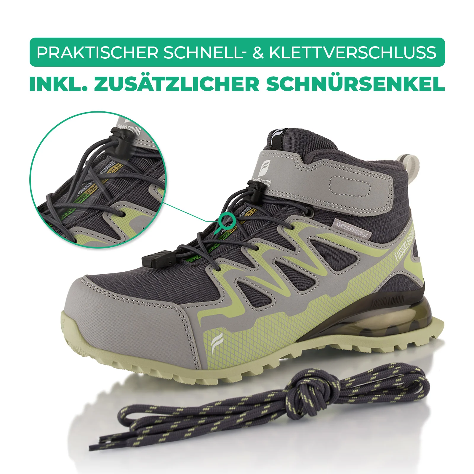Winterstiefel Wasserdichte Warm Gefütterte Wanderschuhe - Image 4