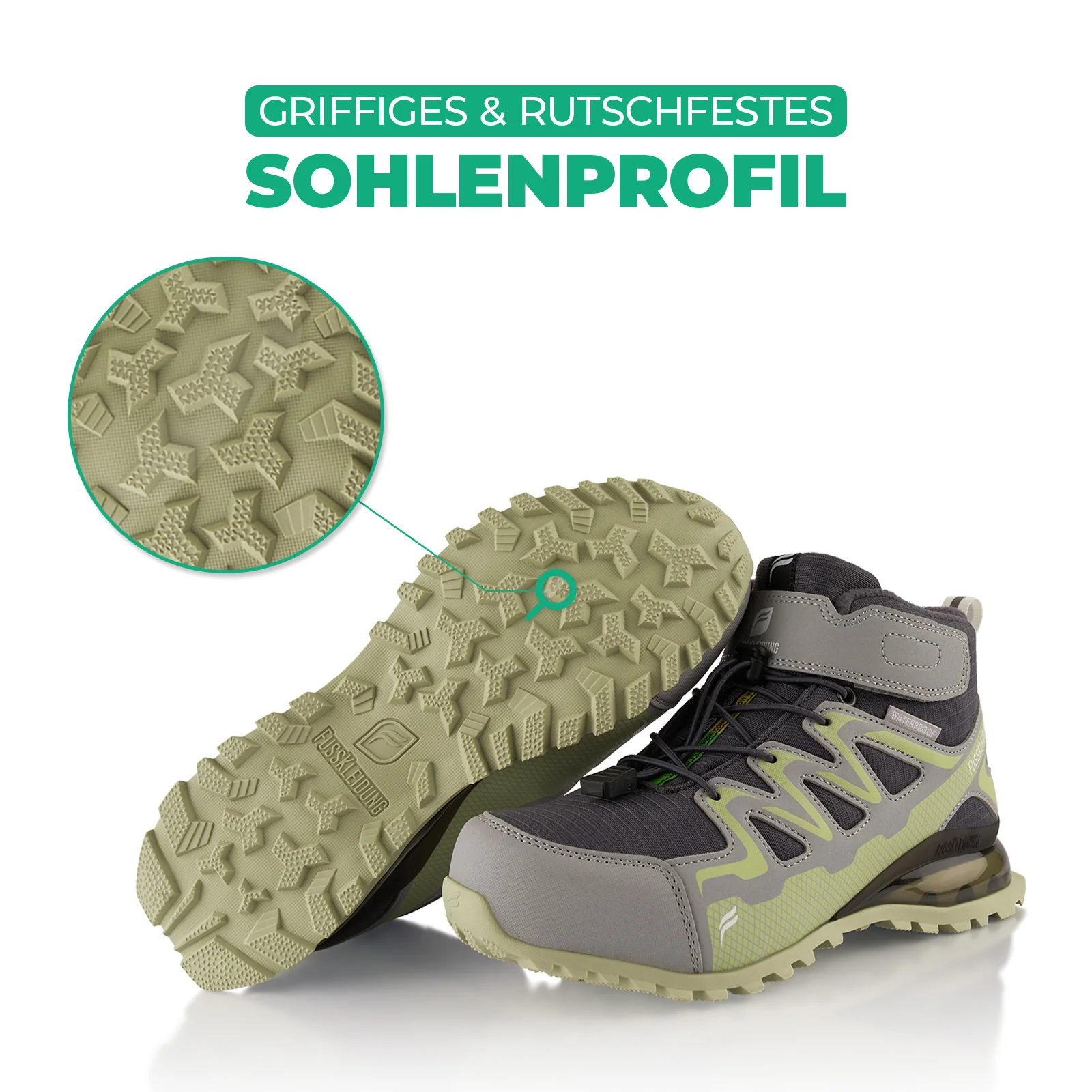 Winterstiefel Wasserdichte Warm Gefütterte Wanderschuhe - Image 6