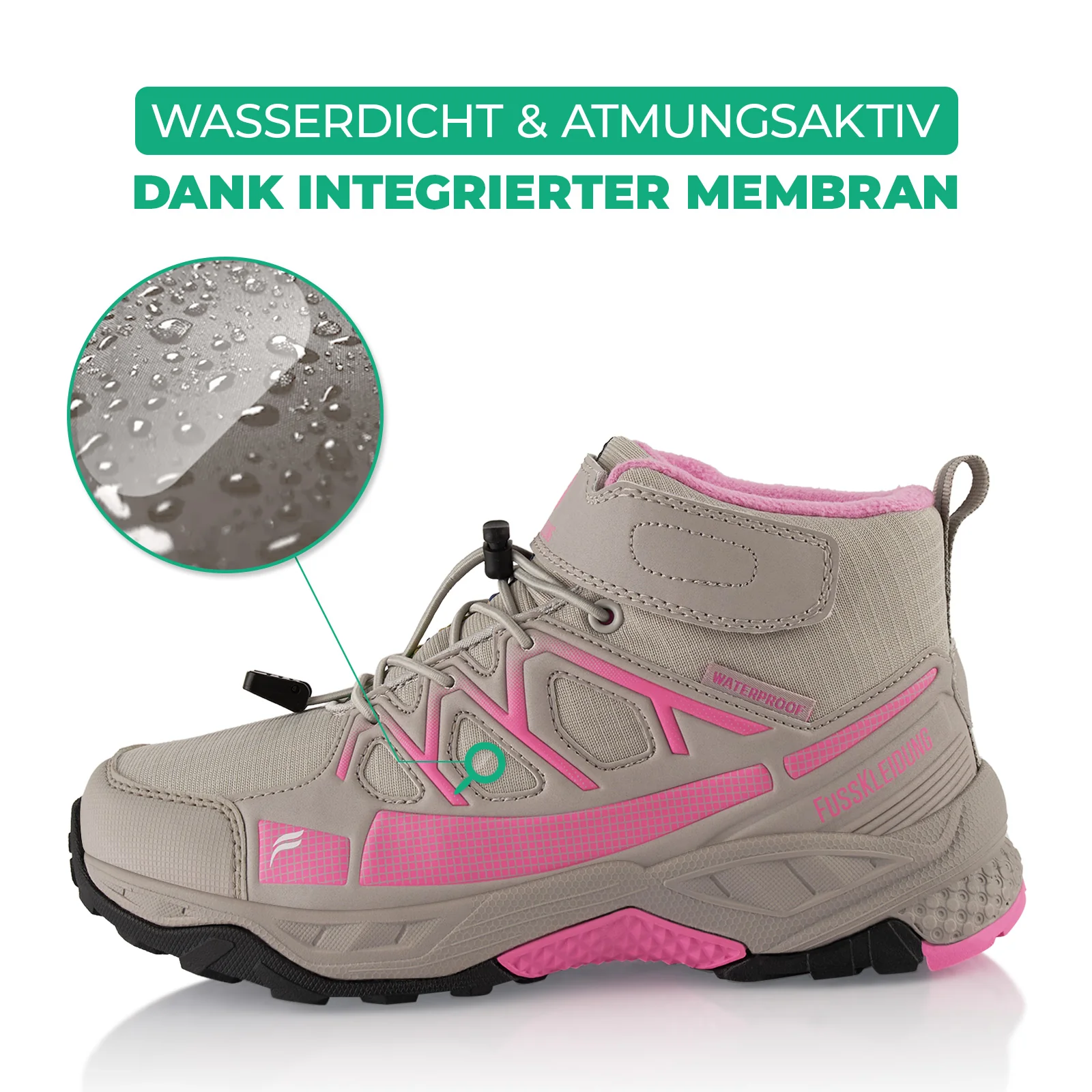 Winterstiefel Wasserdichte Warm Gefütterte Wanderschuhe - Image 2