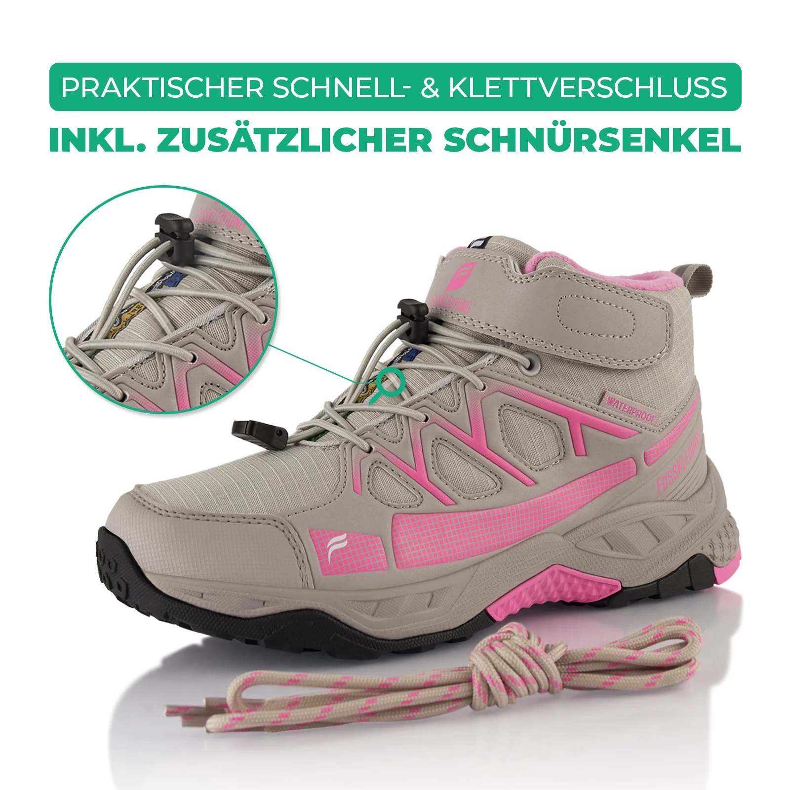 Winterstiefel Wasserdichte Warm Gefütterte Wanderschuhe - Image 4