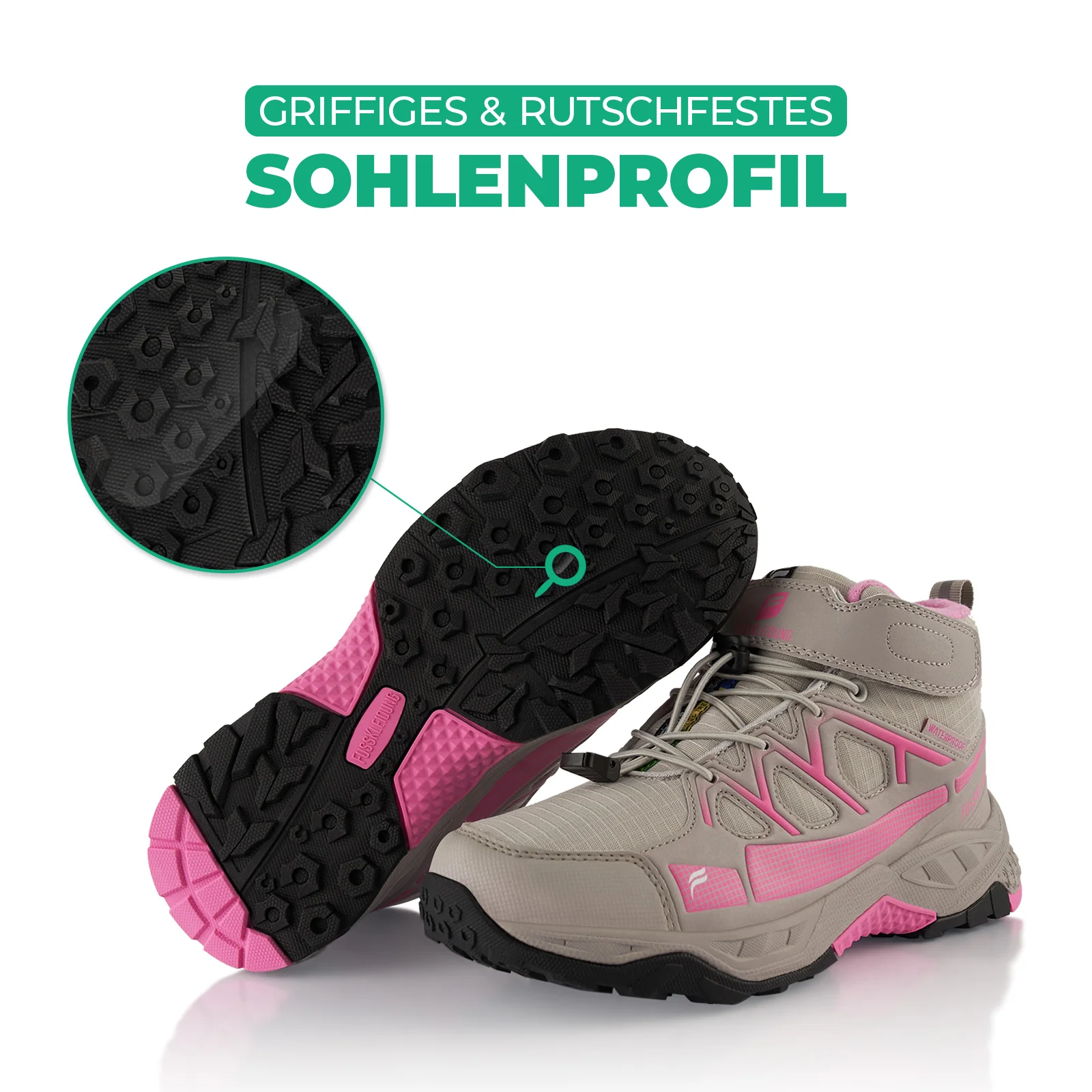 Winterstiefel Wasserdichte Warm Gefütterte Wanderschuhe - Image 6