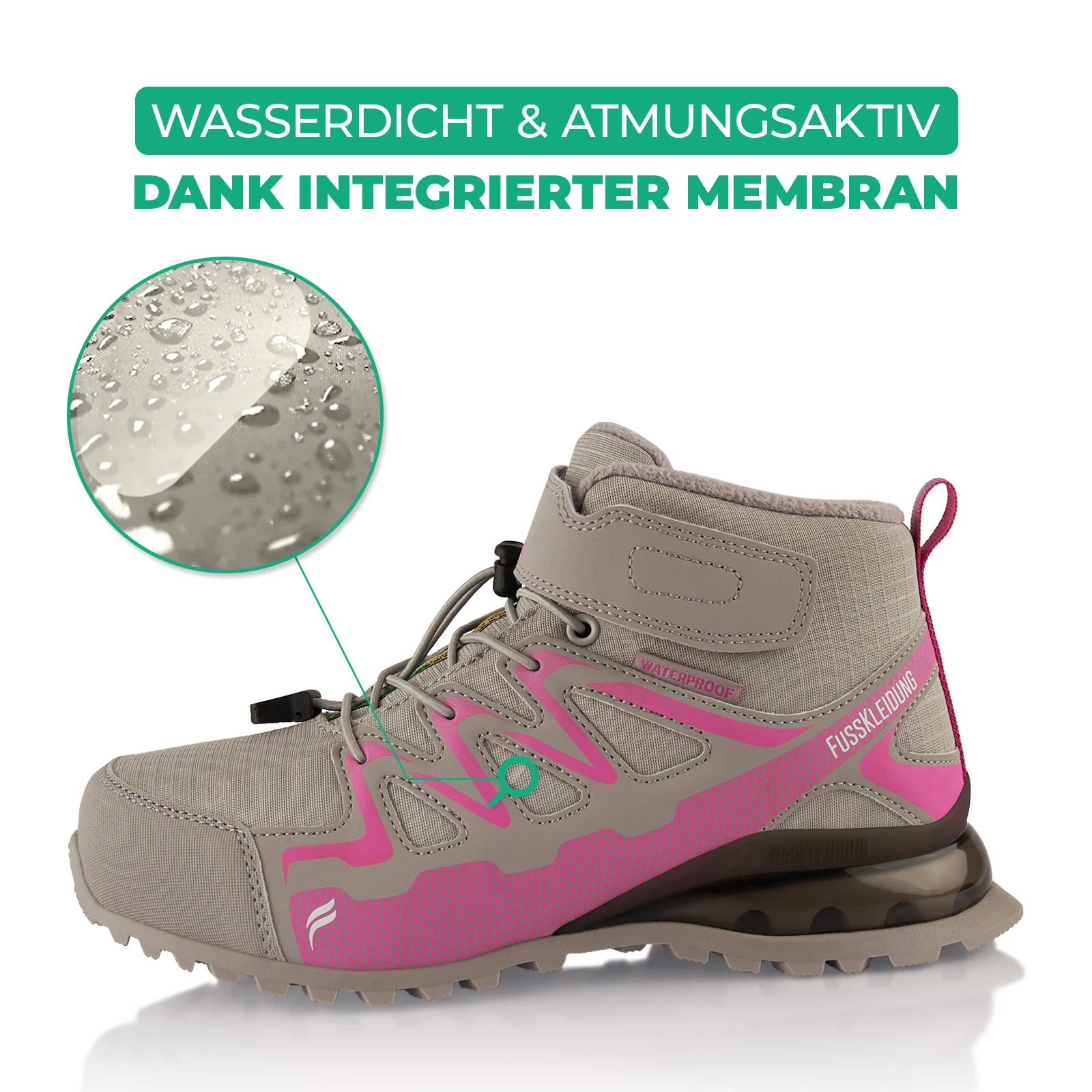 Winterstiefel Wasserdichte Warm Gefütterte Wanderschuhe - Image 2