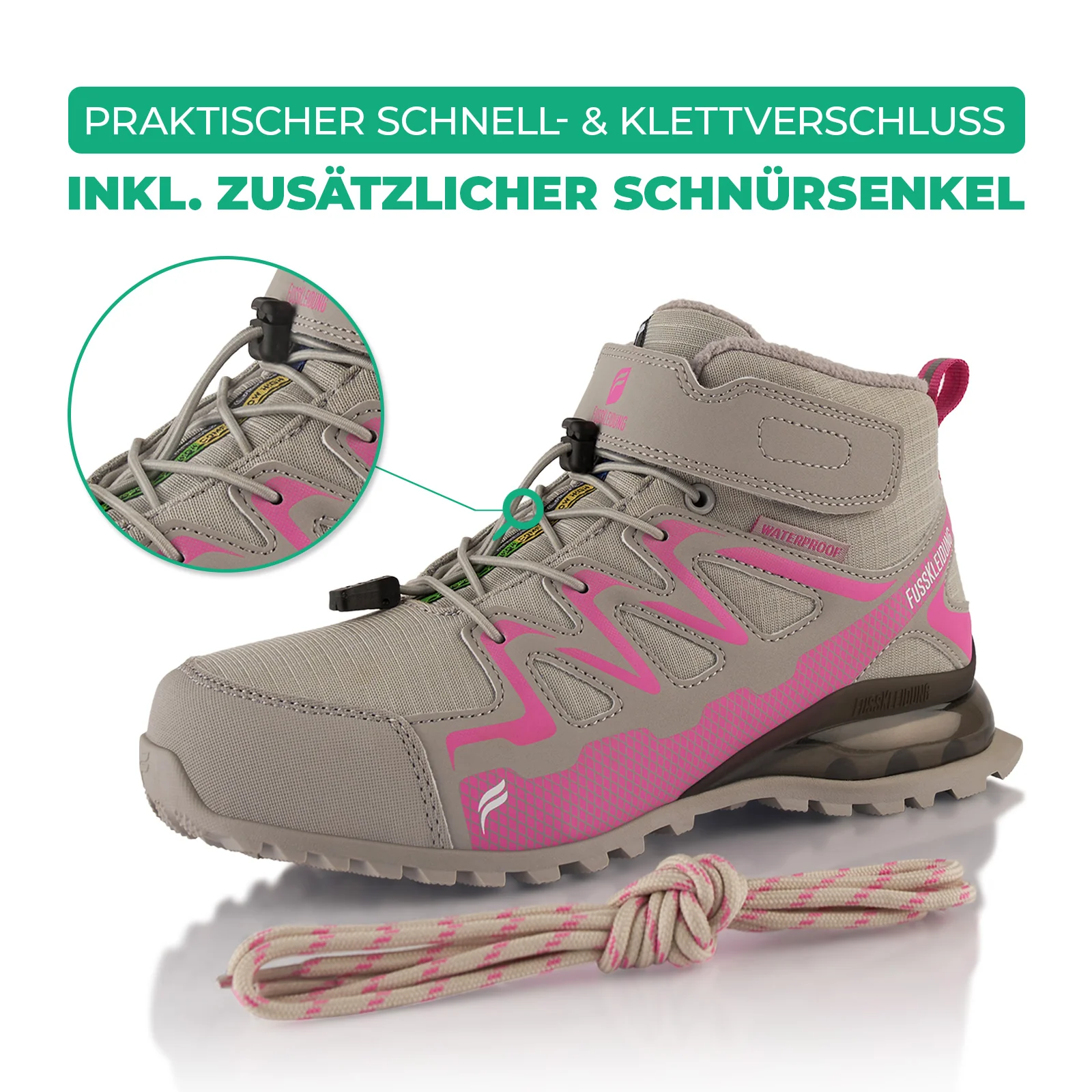 Winterstiefel Wasserdichte Warm Gefütterte Wanderschuhe - Image 4